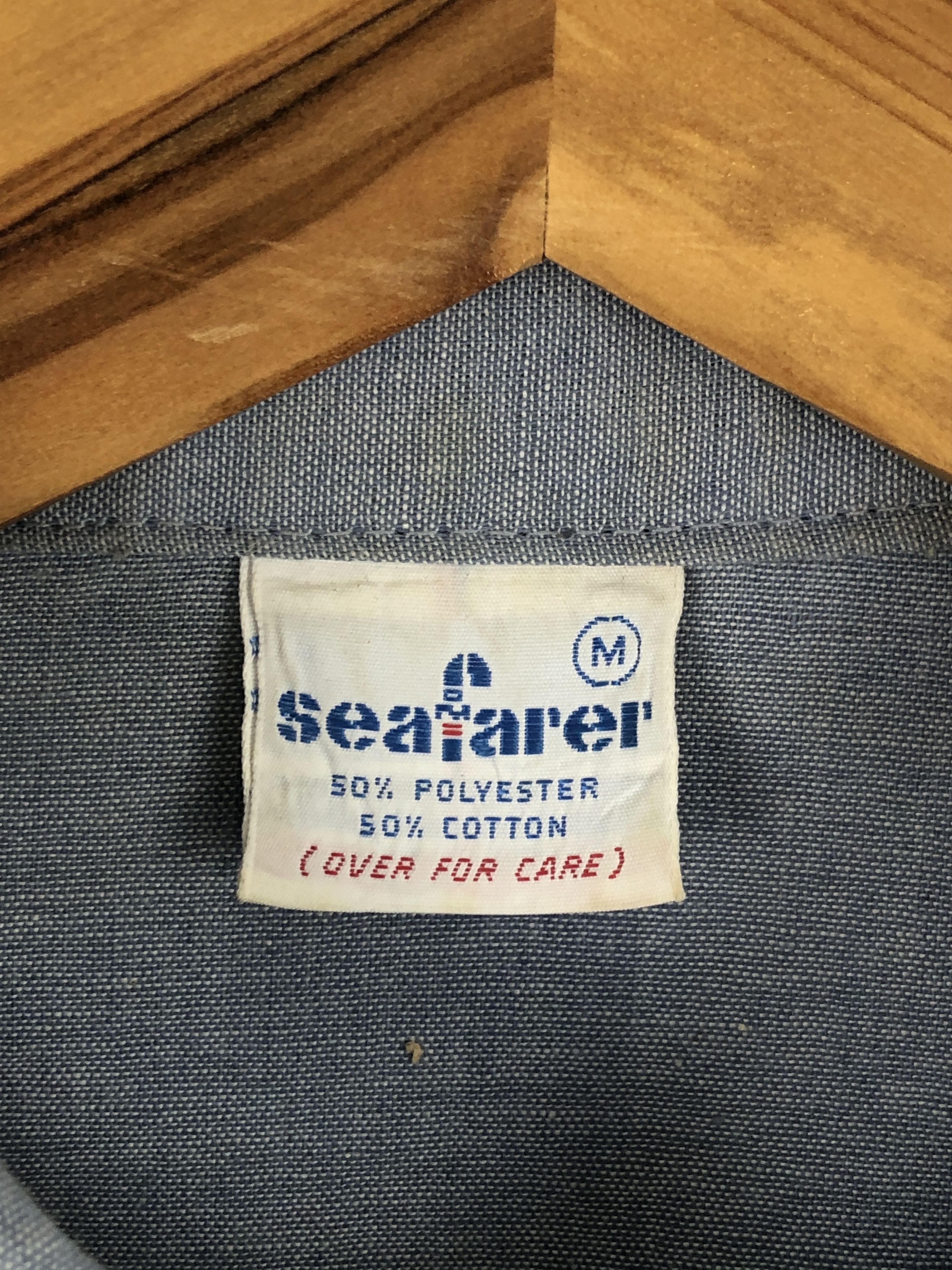Vintage Vintage 70s Seafarer Navy Seal Chambray Western Shirt TA0458 Size US M / EU 48-50 / 2 - 5 Thumbnail