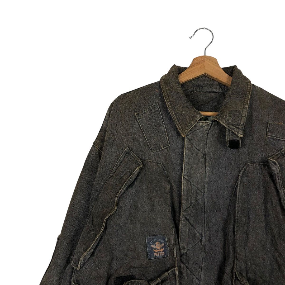 Japanese Brand 🔥VINTAGE BONDAGE BIKER BOMBER JACKET FITZ ISSEY MIYAKE Size US L / EU 52-54 / 3 - 9 Thumbnail