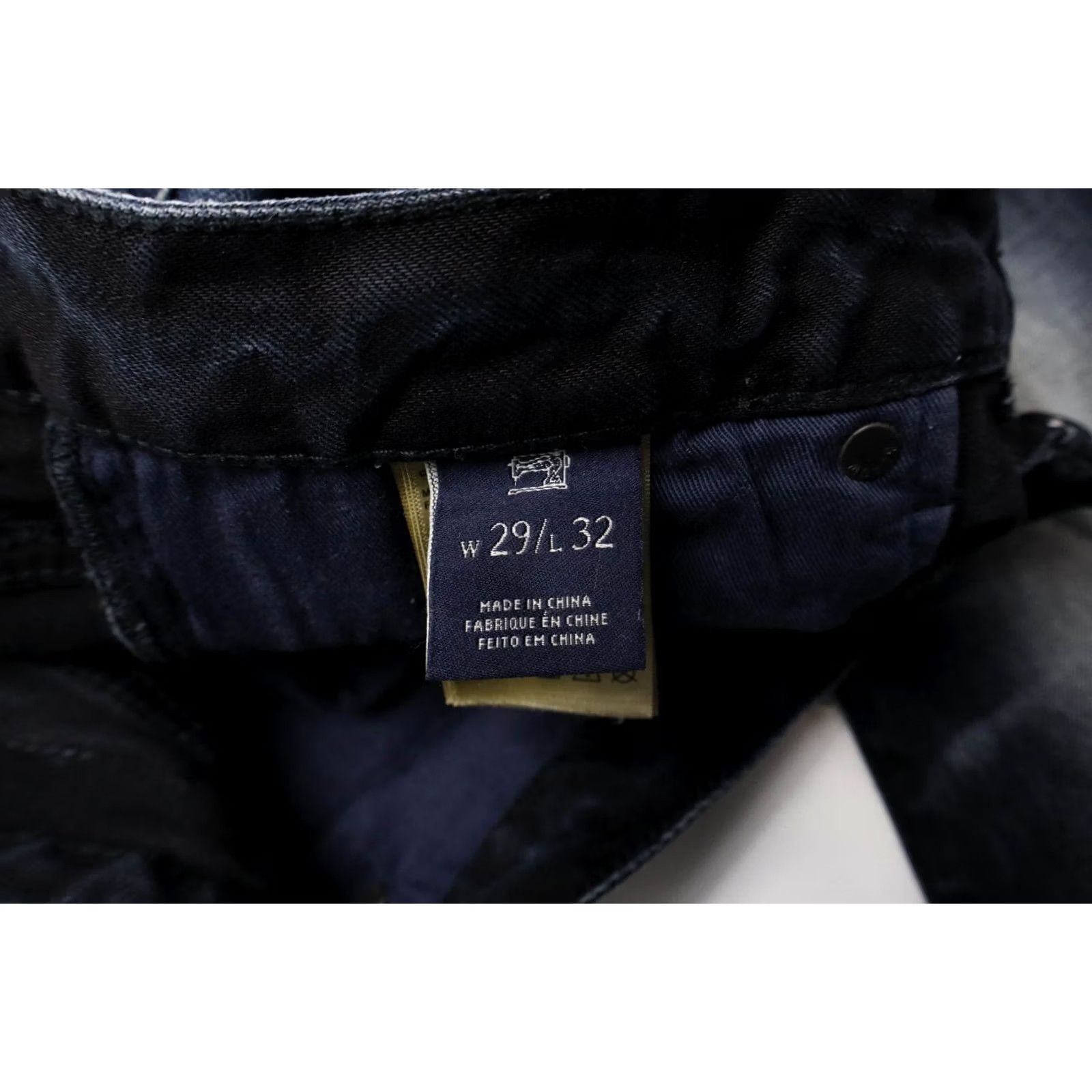 Scotch & Soda SCOTCH & SODA Tye Jeans Men's W29/L32 Dark Blue Denim Acidwash Zip Fly Stretched Size US 29 - 6 Thumbnail
