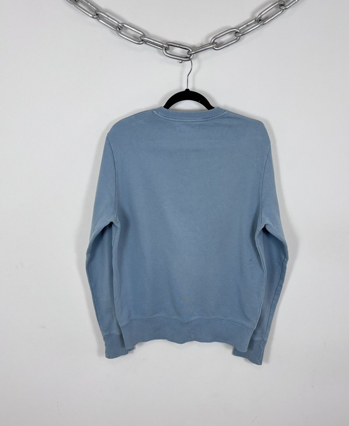 Fred Perry Fred Perry Men’s Ash Blue Embroidered Logo Sweatshirt Size US S / EU 44-46 / 1 - 15 Thumbnail