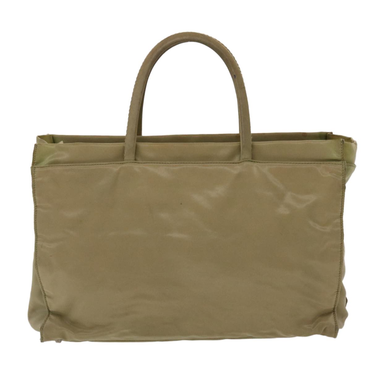 Khaki Synthetic Handbag (Pre-Owned)