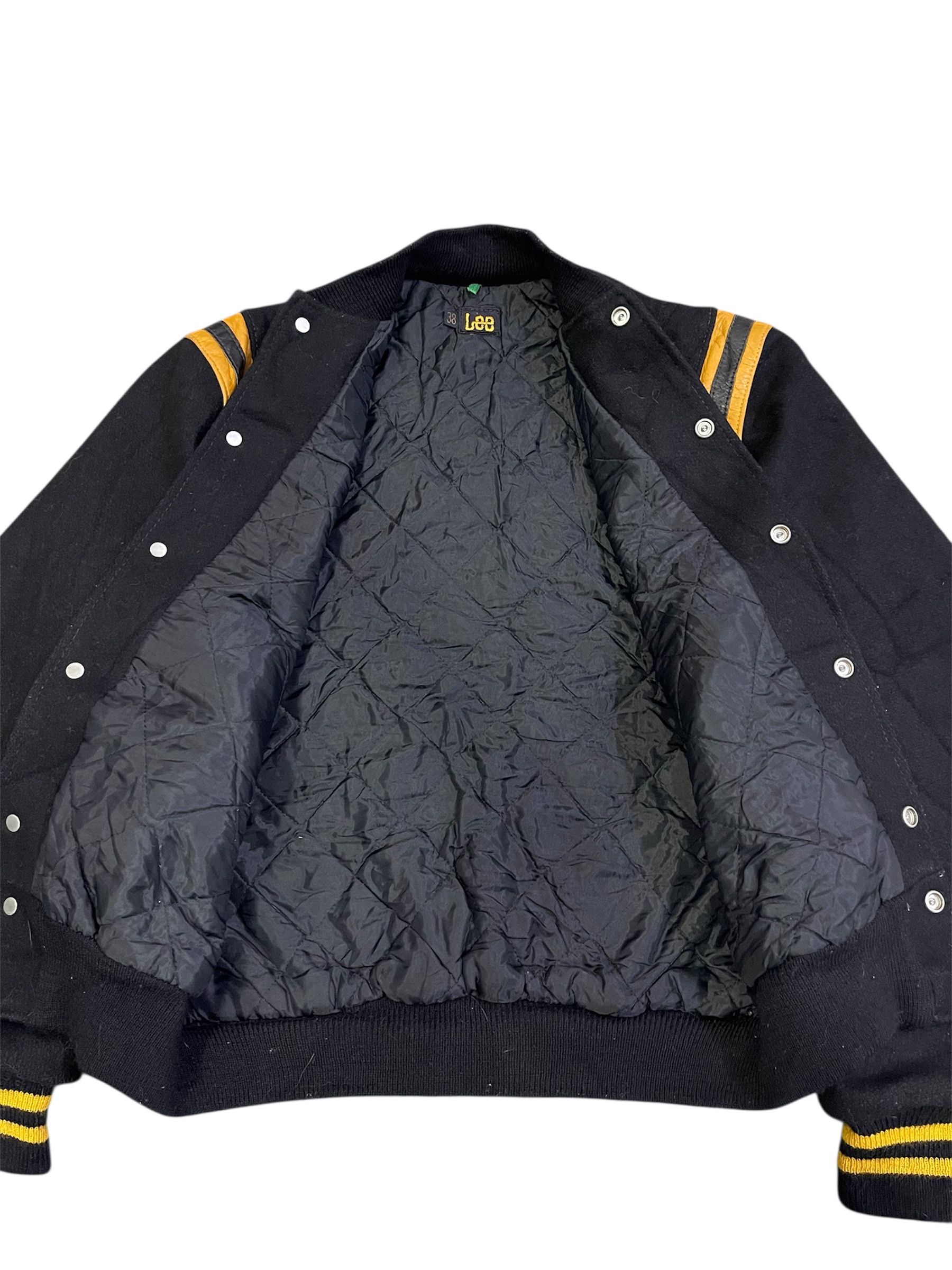 Lee True Vintage 70s Lee Varsity Delong Black/Yellow Jacket Size US M / EU 48-50 / 2 - 8 Thumbnail