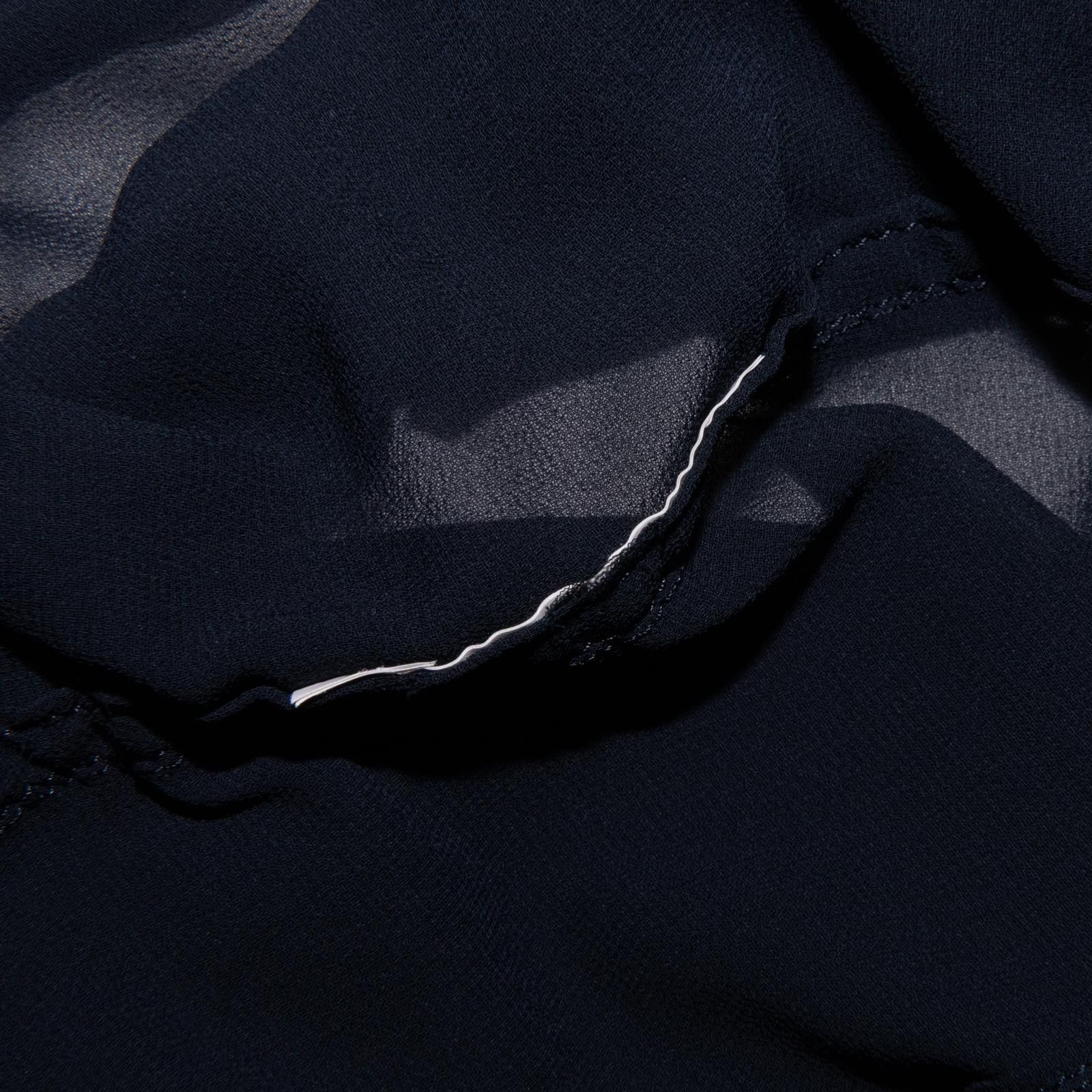 Comme des Garcons Jupe by Jackie for Comme Des Garcons See Through Navy Jacket Size S / US 4 / IT 40 - 6 Thumbnail