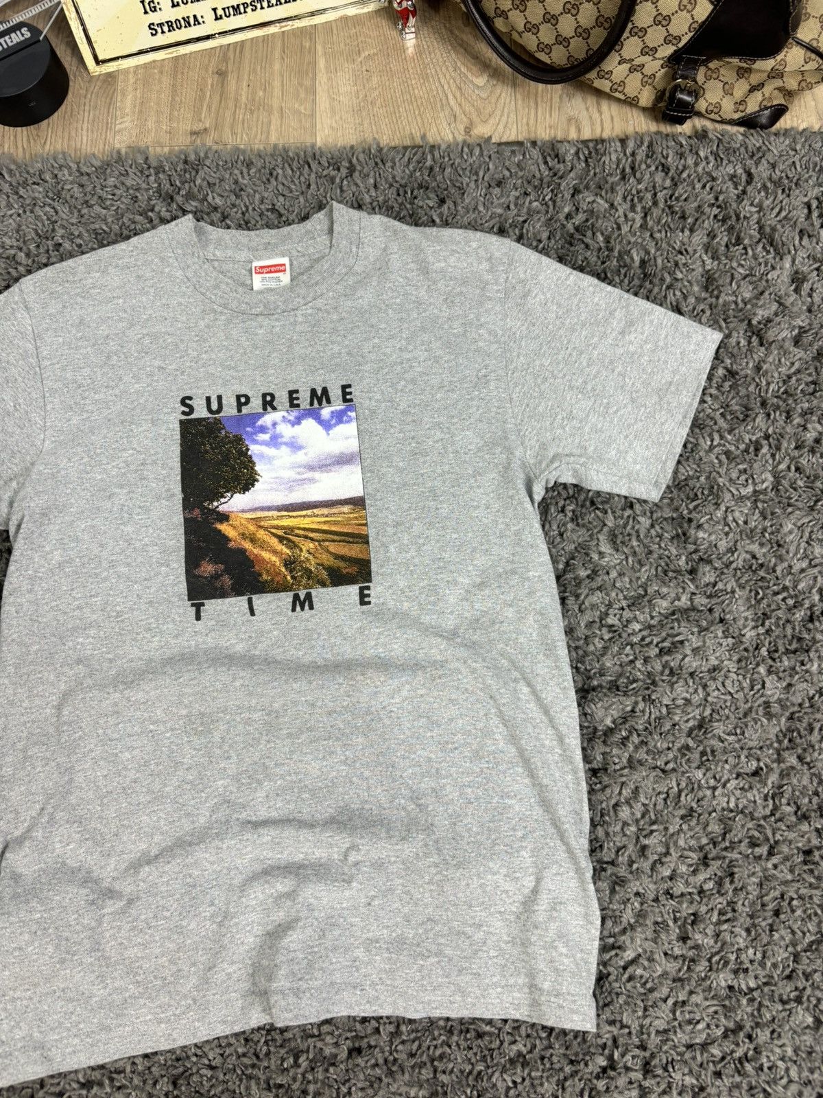 Supreme Rare Supreme Time Tee Box Logo Trendy Hype Streetwear Size US S / EU 44-46 / 1 - 3 Thumbnail