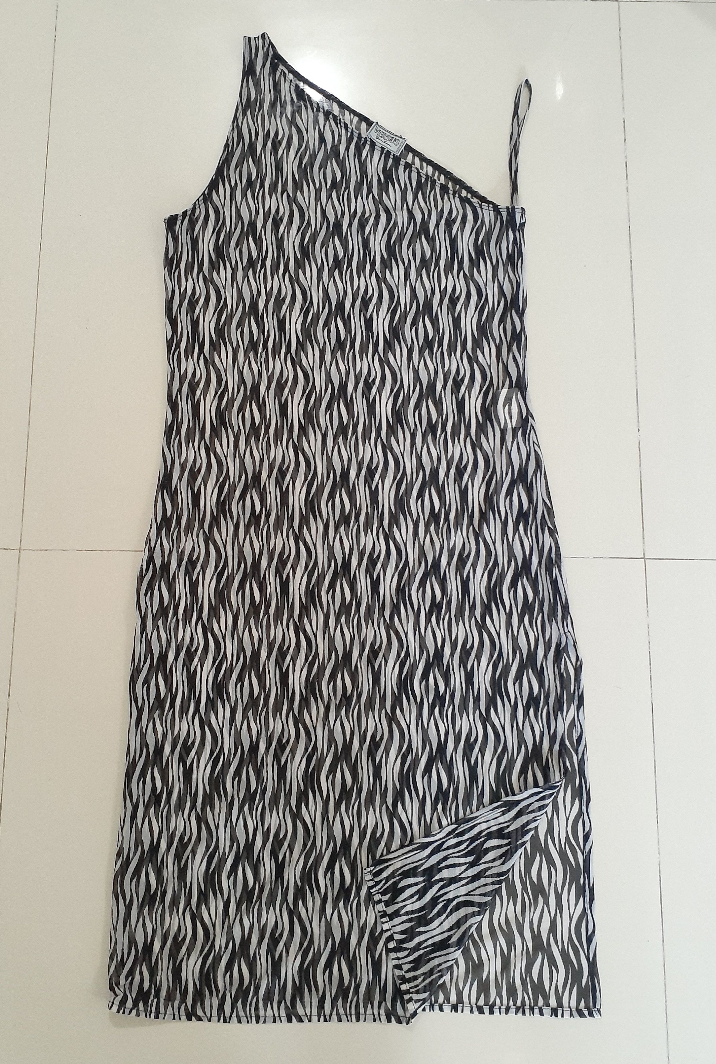 Versace × Versus Vintage Versus Gianni Versace See Through Beach Dress Size S / US 4 / IT 40 - 1 Thumbnail