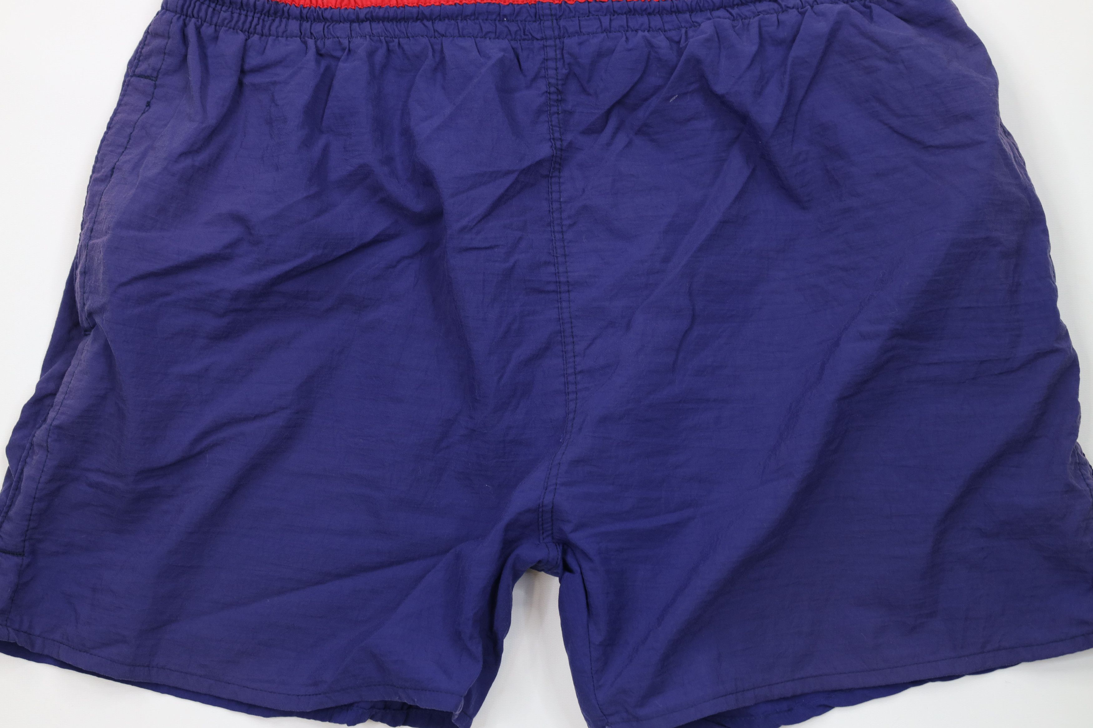 Vintage Vintage 90s Streetwear Faded Above Knee Lined Shorts Trunks Size US 34 / EU 50 - 3 Thumbnail