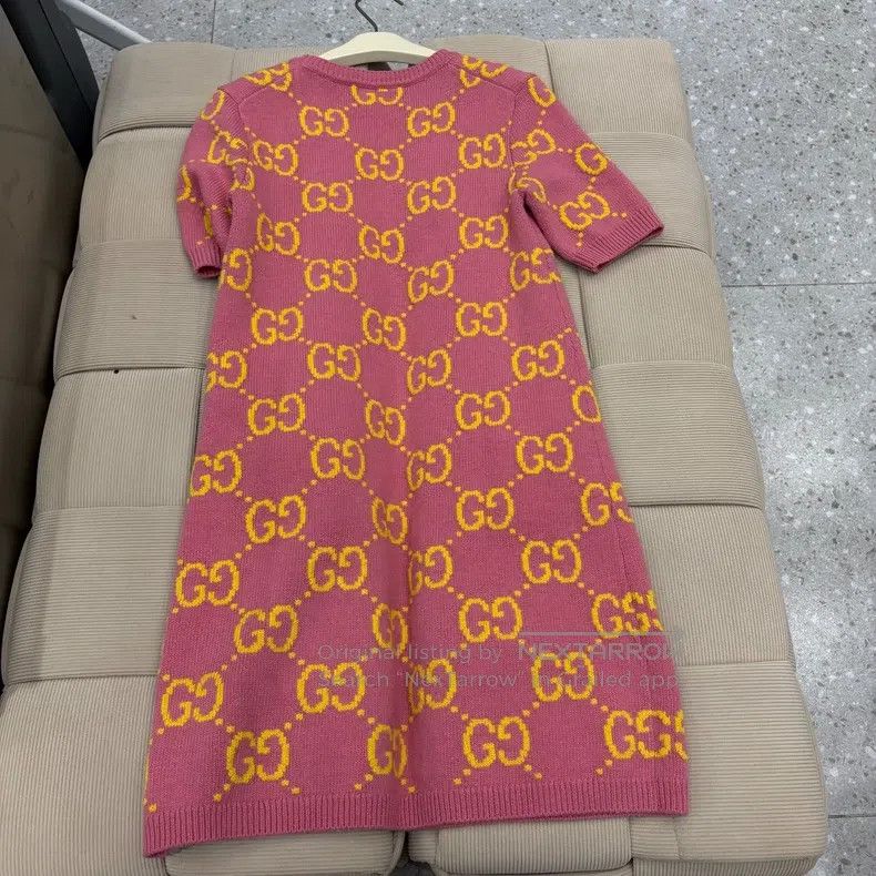 Gucci Gucci 24ss double G old flower full print short-sleeved kn Size XS / US 0-2 / IT 36-38 - 2 Thumbnail