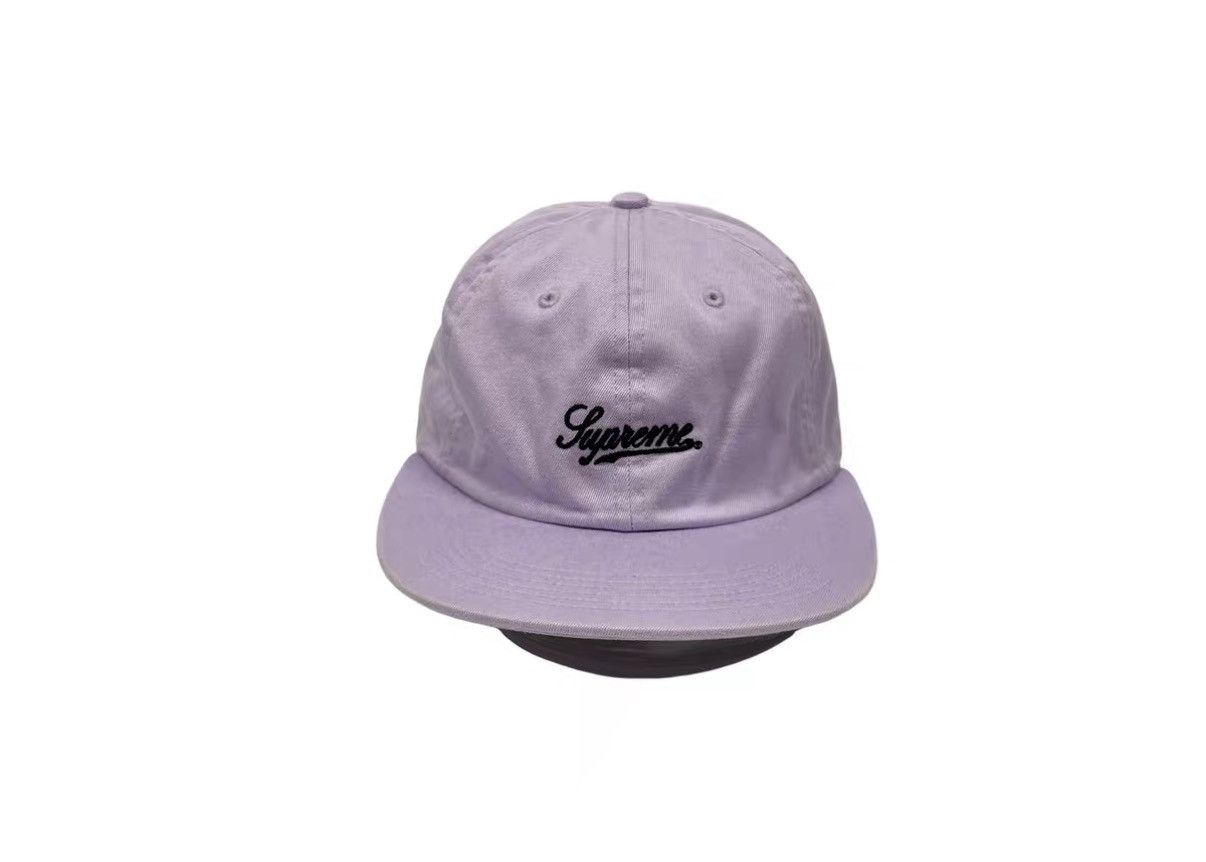 Supreme Supreme Script Logo Fitted 6-Panel Cap SS16 J31 Size ONE SIZE - 2 Thumbnail
