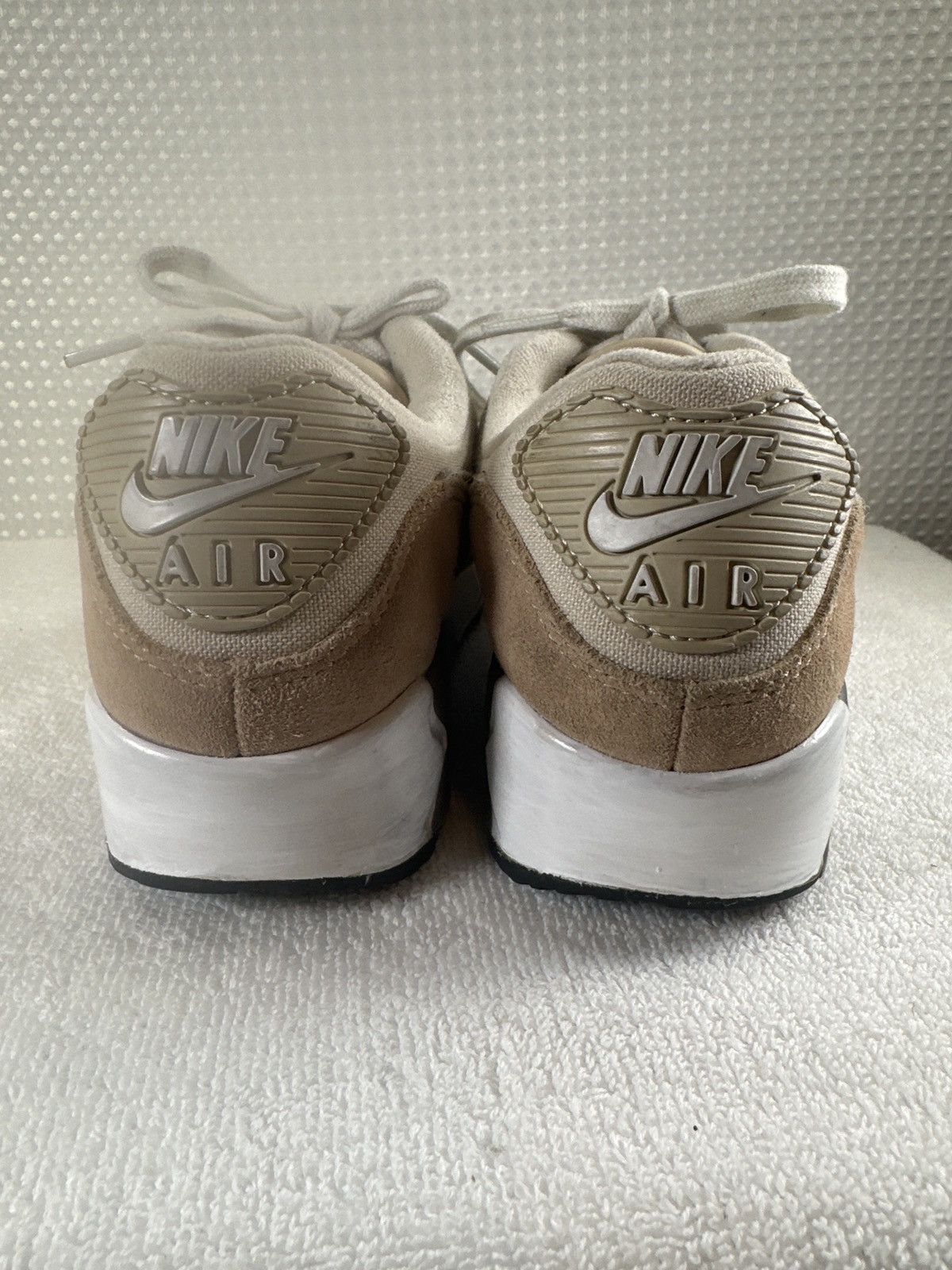Nike NIKE AIR MAX 90 PREMIUM HEMP-SUMMIT WHITE-SANDDRIFT SHOES Size US 7.5 / EU 40-41 - 4 Thumbnail