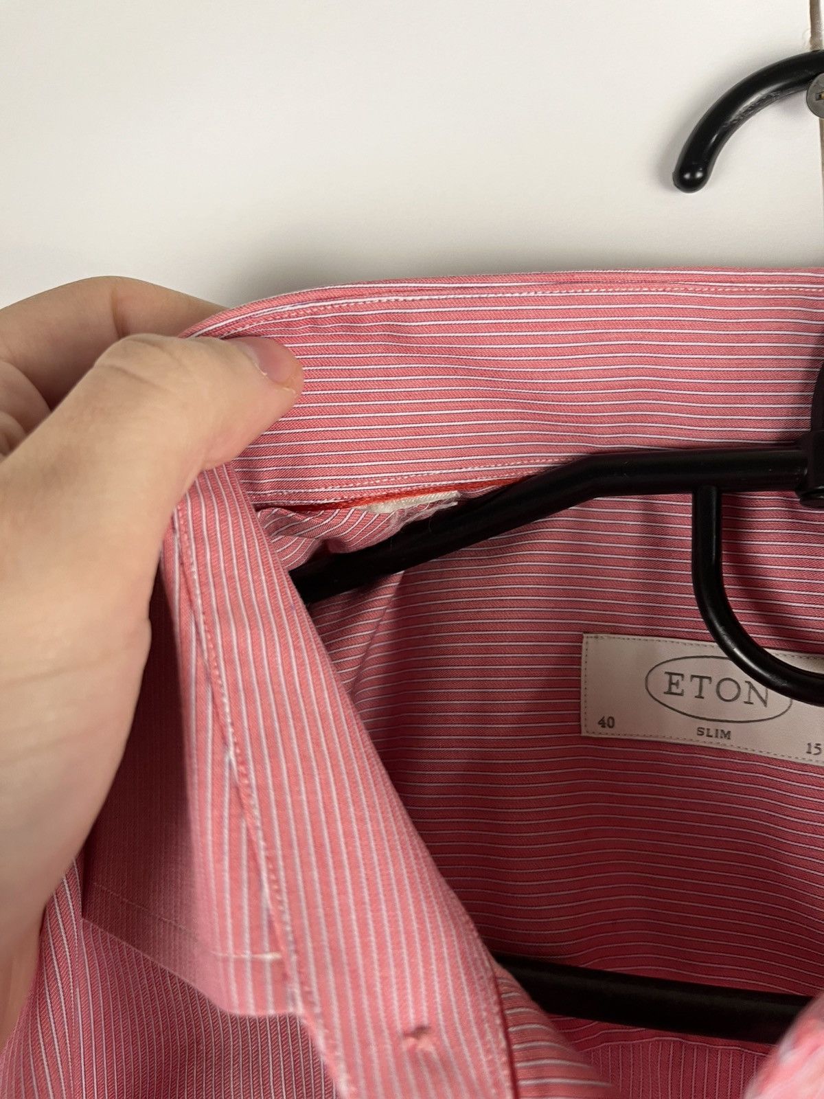 Eton Eton Luxury Striped Cotton Long Sleeve Shirt Button Up Size US L / EU 52-54 / 3 - 8 Thumbnail