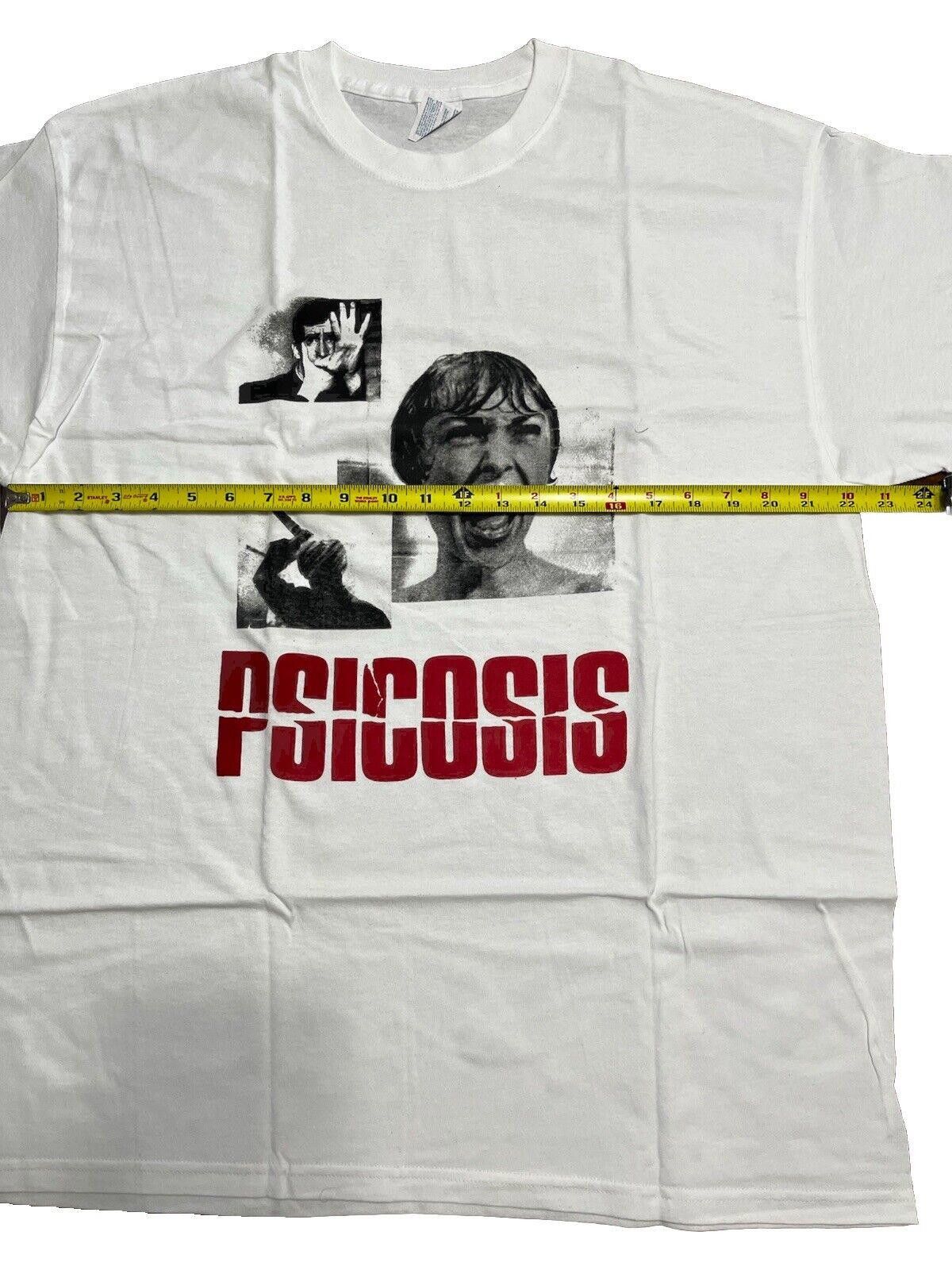 Designer Vintage Psicosis Psycho horror t-shirt Mexican XL Deadstock Size US XL / EU 56 / 4 - 4 Thumbnail