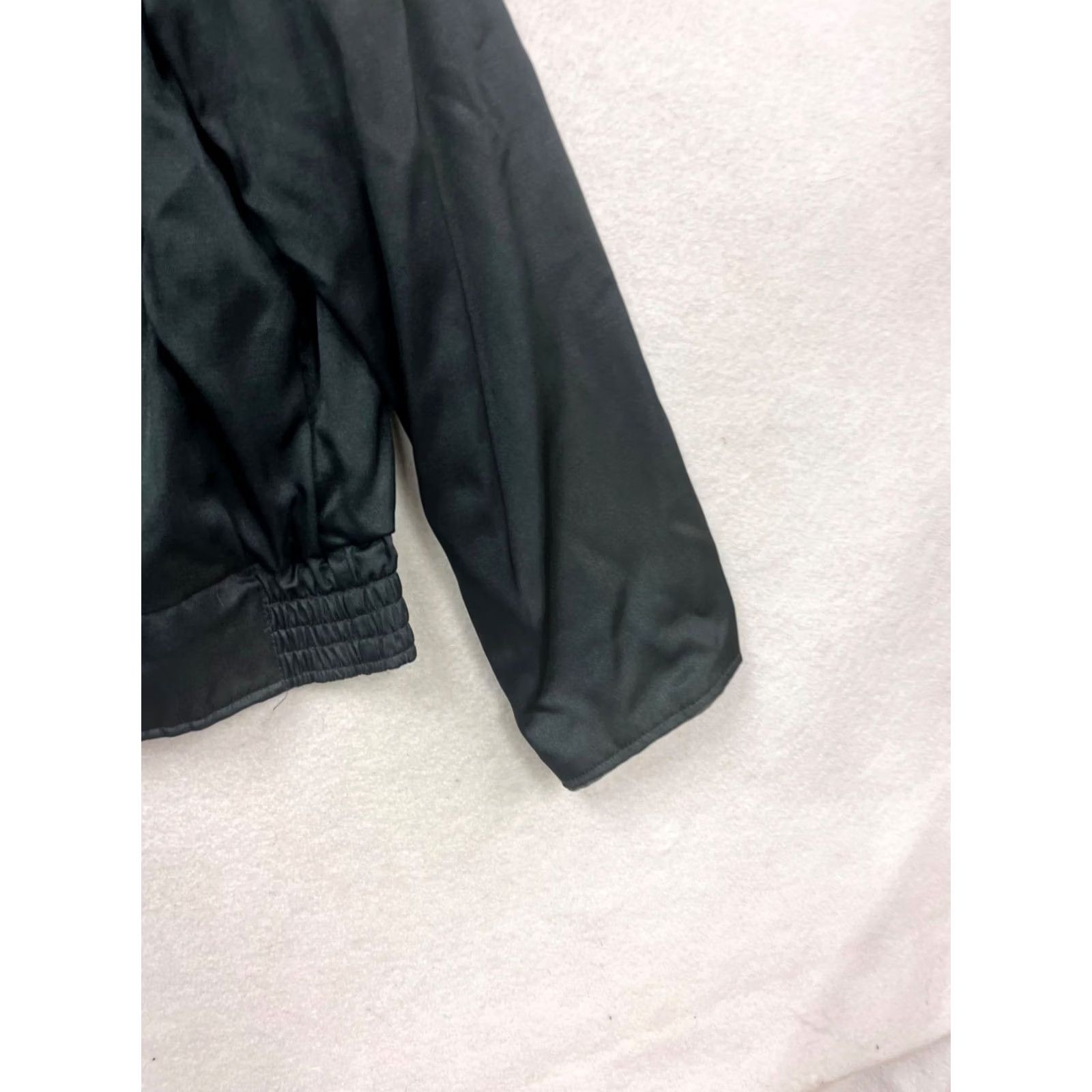 Vintage Black Zipper Jacket Corduroy Collar Gold Button Details #830A Jacket Mens Small/Medium Black Corduroy Gold Button Zipper Bomber All Season Vintage: No Size US S / EU 44-46 / 1 - 5 Thumbnail