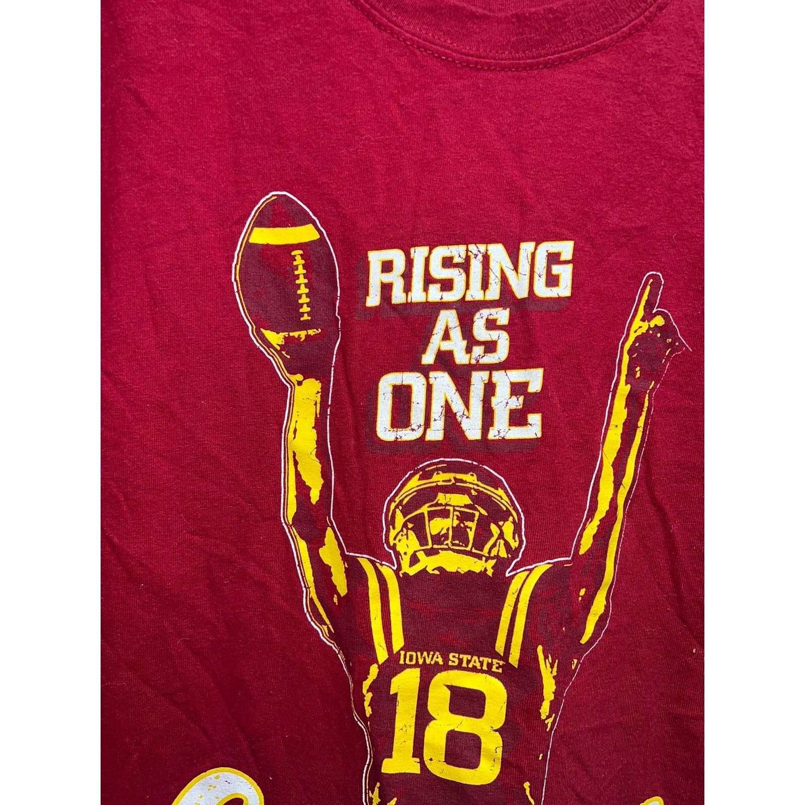 Gildan Iowa State Cyclones Shirt Rising As Once NCAA Football Tee Size US XXL / EU 58 / 5 - 3 Thumbnail