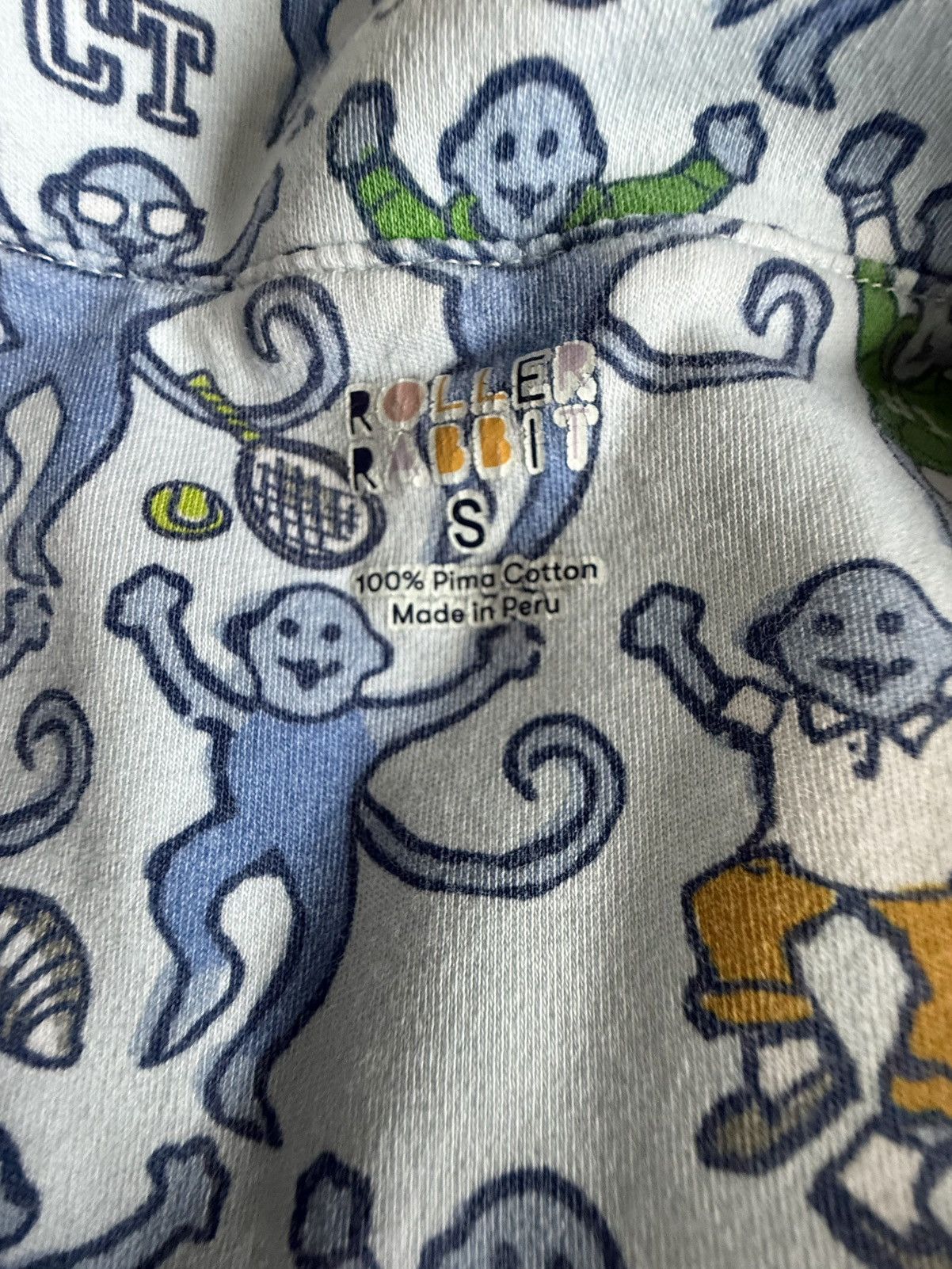 Other Roller Rabbit CT Greenwich Monkey Polo Pajama Top Limited Size S / US 4 / IT 40 - 9 Thumbnail
