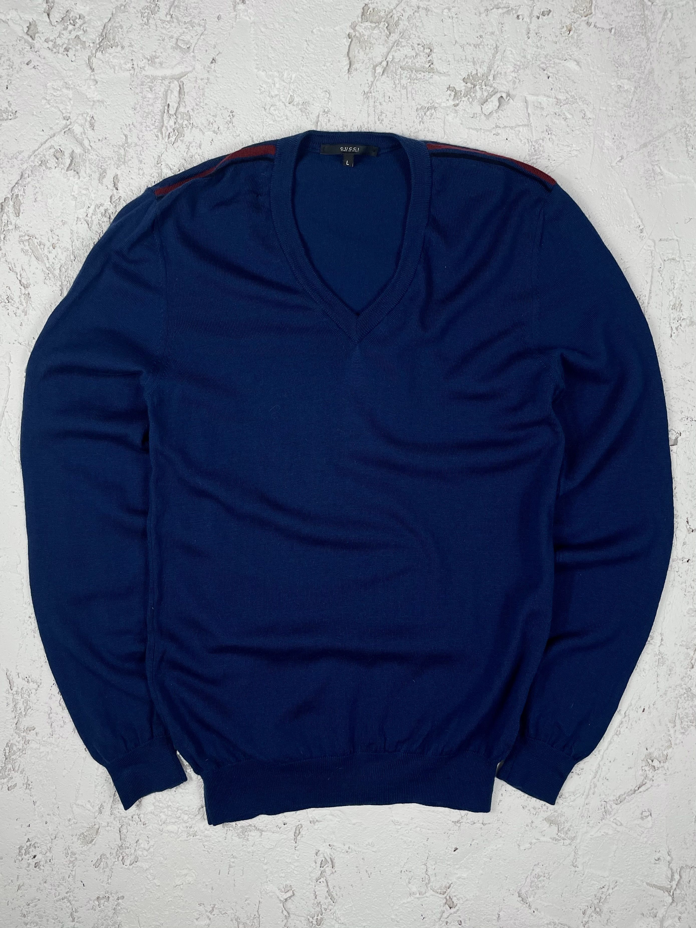 Gucci Gucci sweater v neck Size US L / EU 52-54 / 3 - 1 Thumbnail