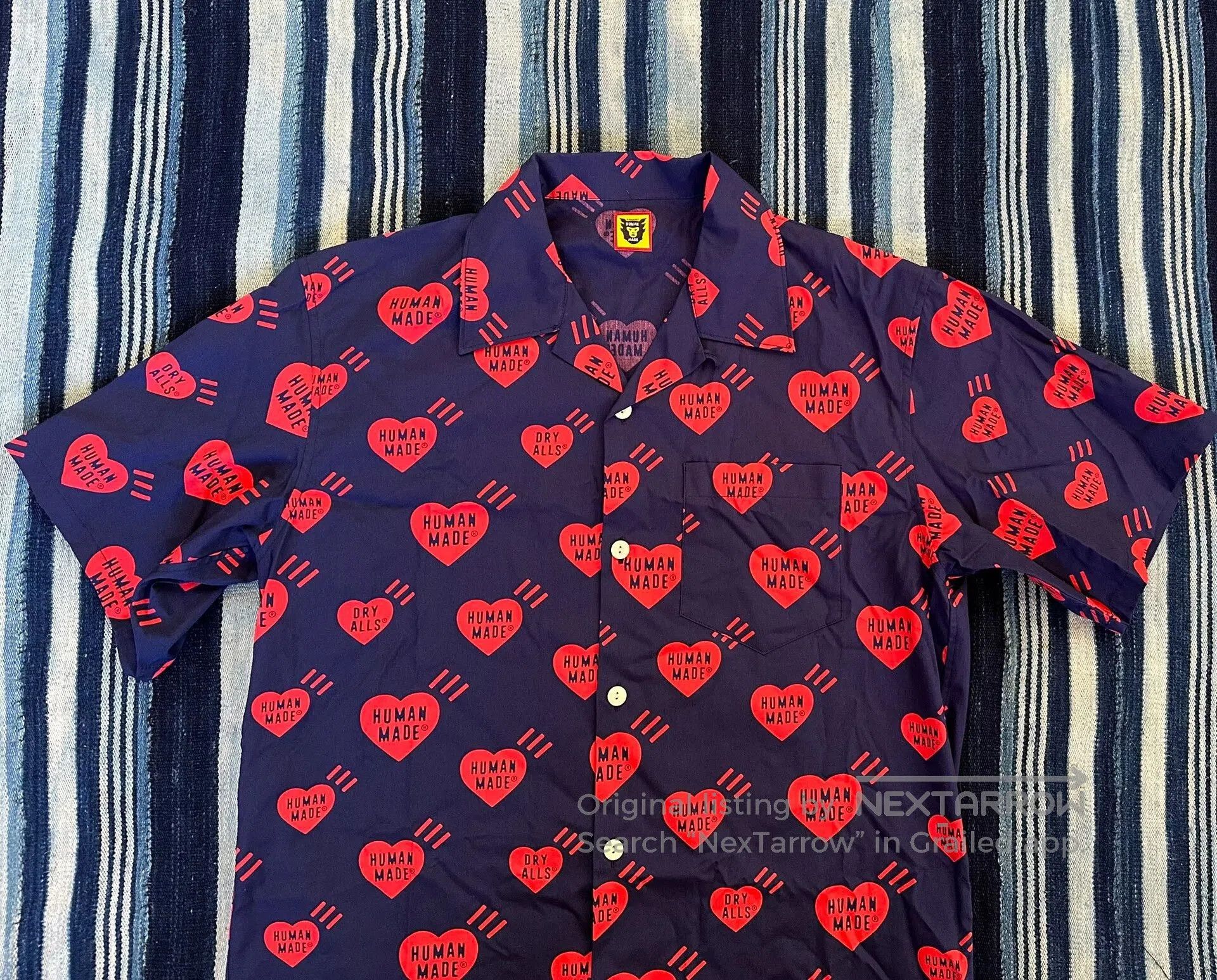 Human Made human made heart pattern aloha shirt. Size US M / EU 48-50 / 2 - 3 Thumbnail