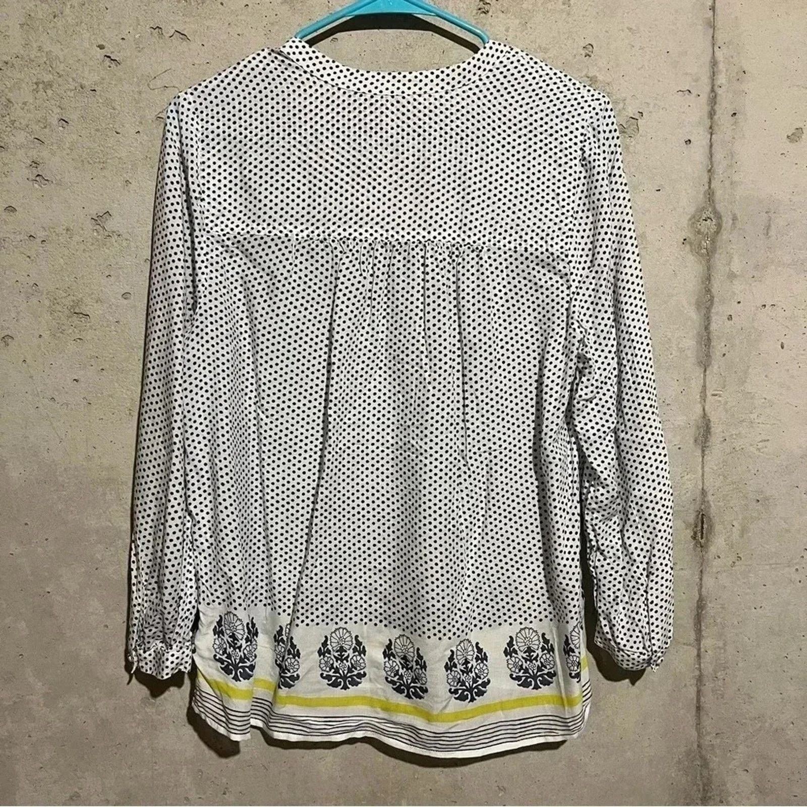 Lucky Brand Lucky Brand Women’s Top Size M Lightweight Boho Button Front Size M / US 6-8 / IT 42-44 - 6 Thumbnail
