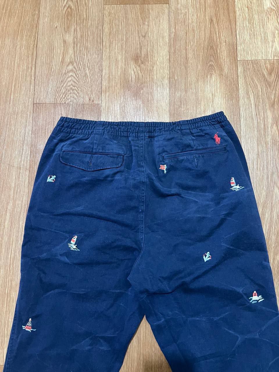 Polo Ralph Lauren Polo Ralph Lauren Nautical Embroidered Chinos Size US 33 - 2 Thumbnail