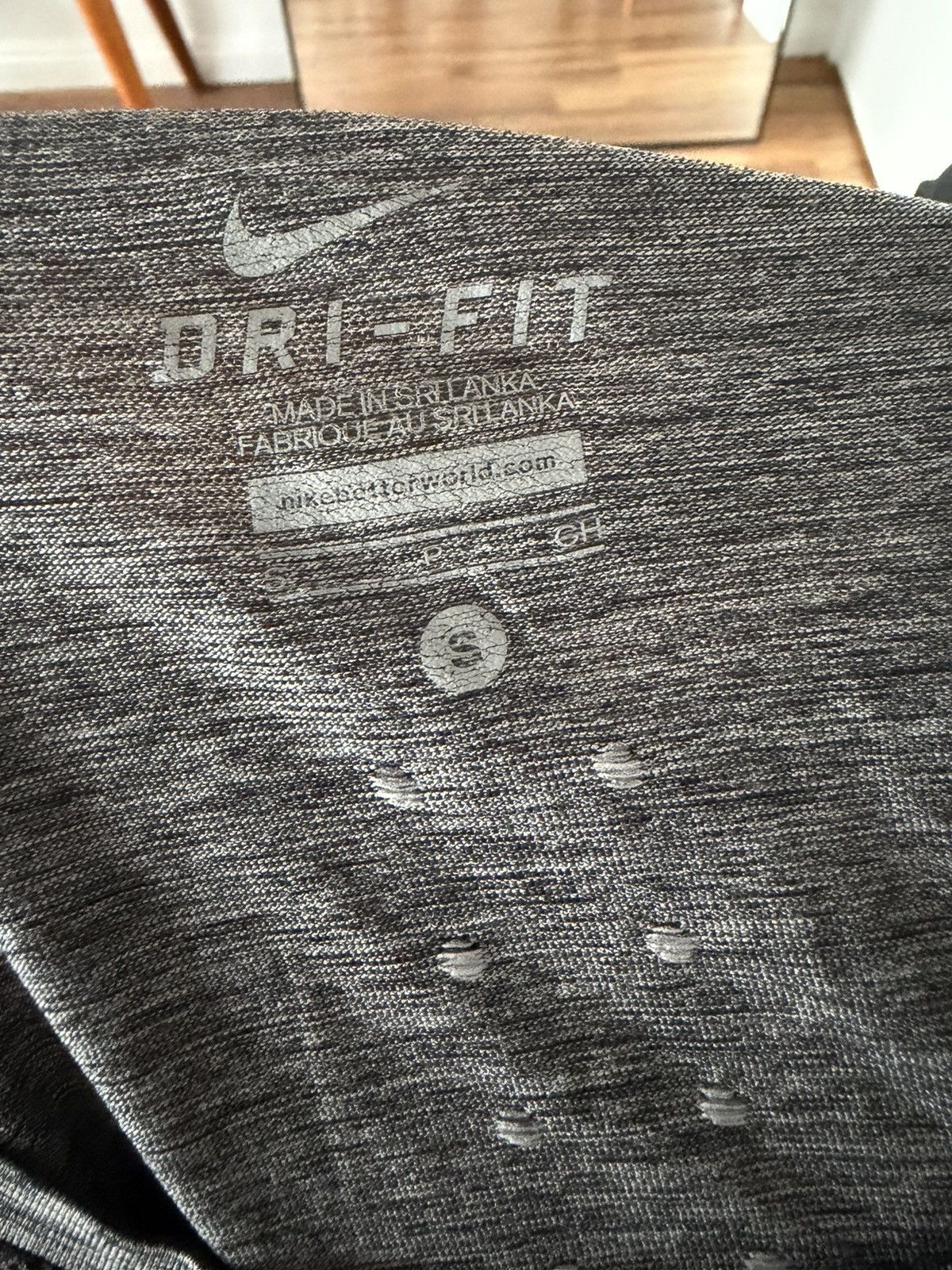 Nike Nike Dri-FIT Grey Seamless Running Tee (Size S) Size US S / EU 44-46 / 1 - 3 Thumbnail