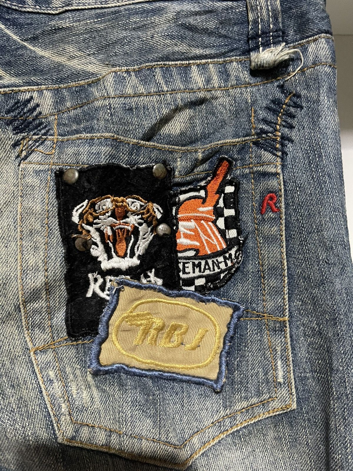 Replay Replay Distressed denim Size US 33 - 3 Thumbnail