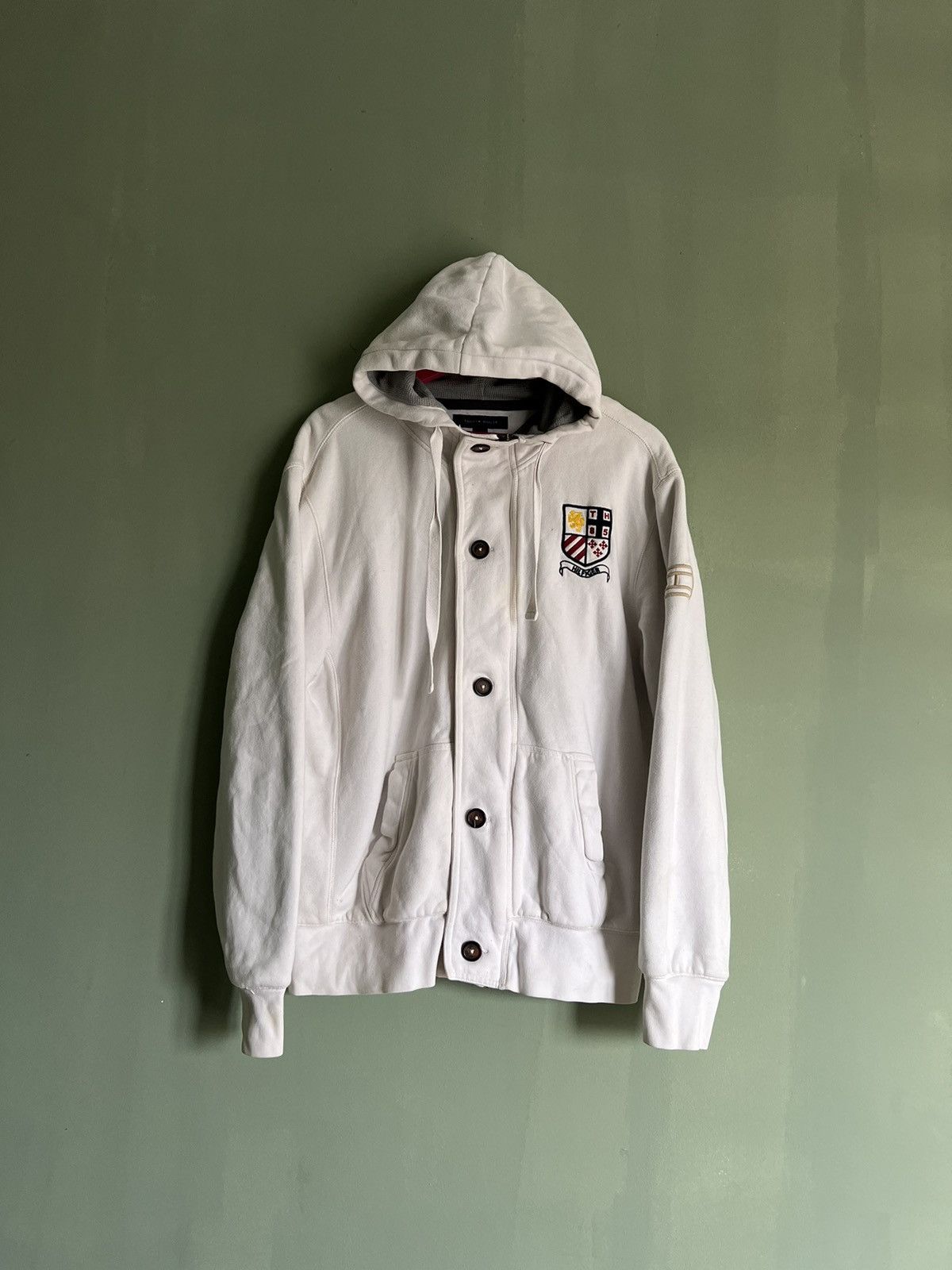 Tommy Hilfiger Vintage Tommy Hilfiger Hoodie Size US L / EU 52-54 / 3 - 1 Thumbnail