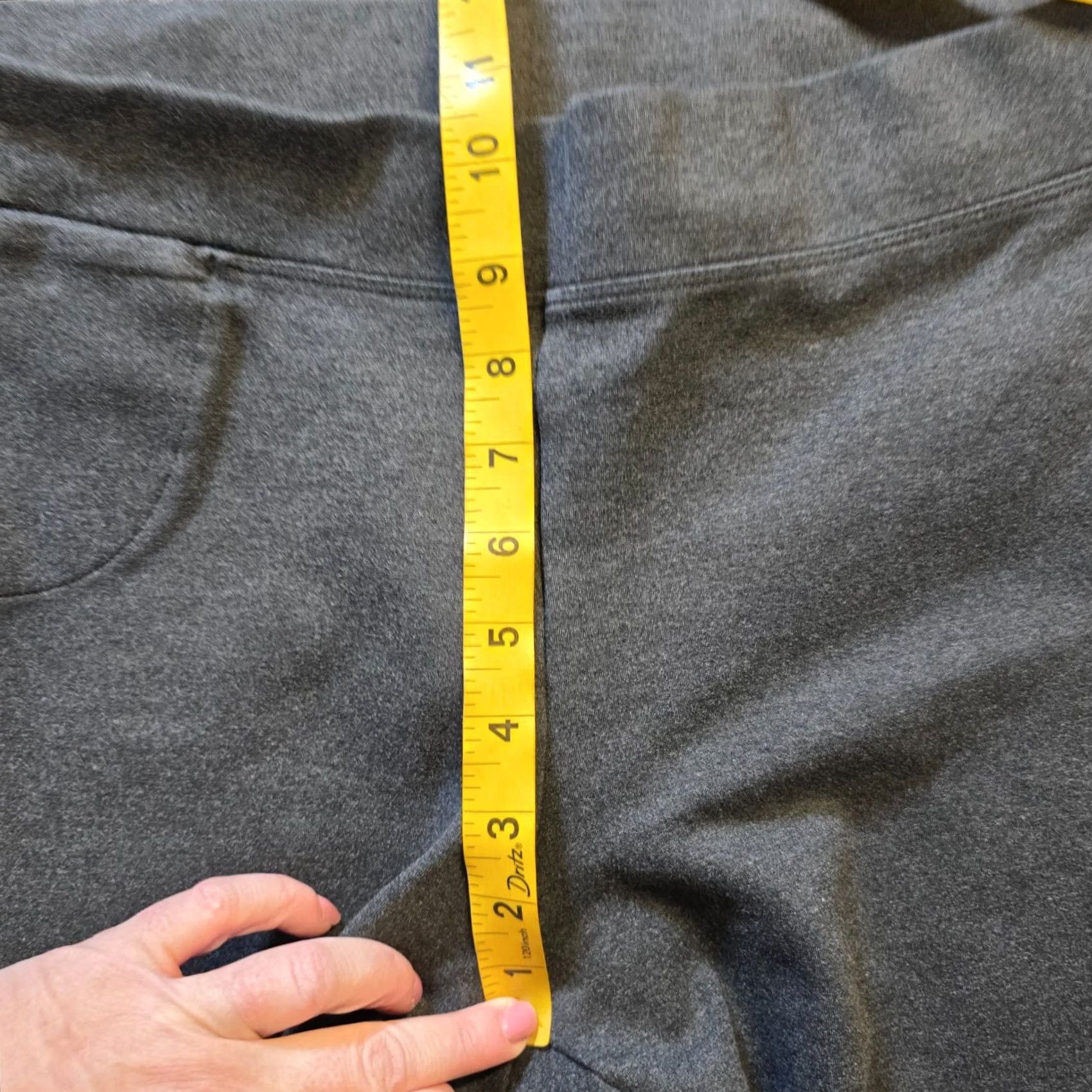 Quince Quince Pants Womens Size Large Gray Ultra Stretch Ponte Kick Flare Crop Capsule Pants Size 36" / US 14 / IT 50 - 6 Thumbnail