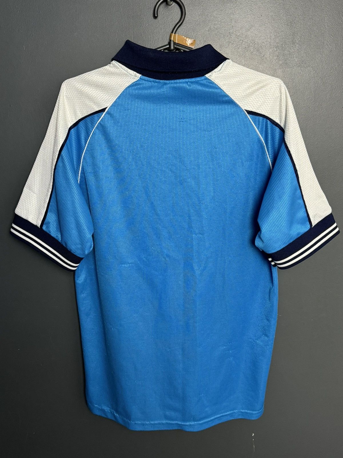 Le Coq Sportif Manchester City 99/01 Home Football Jersey Size US M / EU 48-50 / 2 - 2 Thumbnail