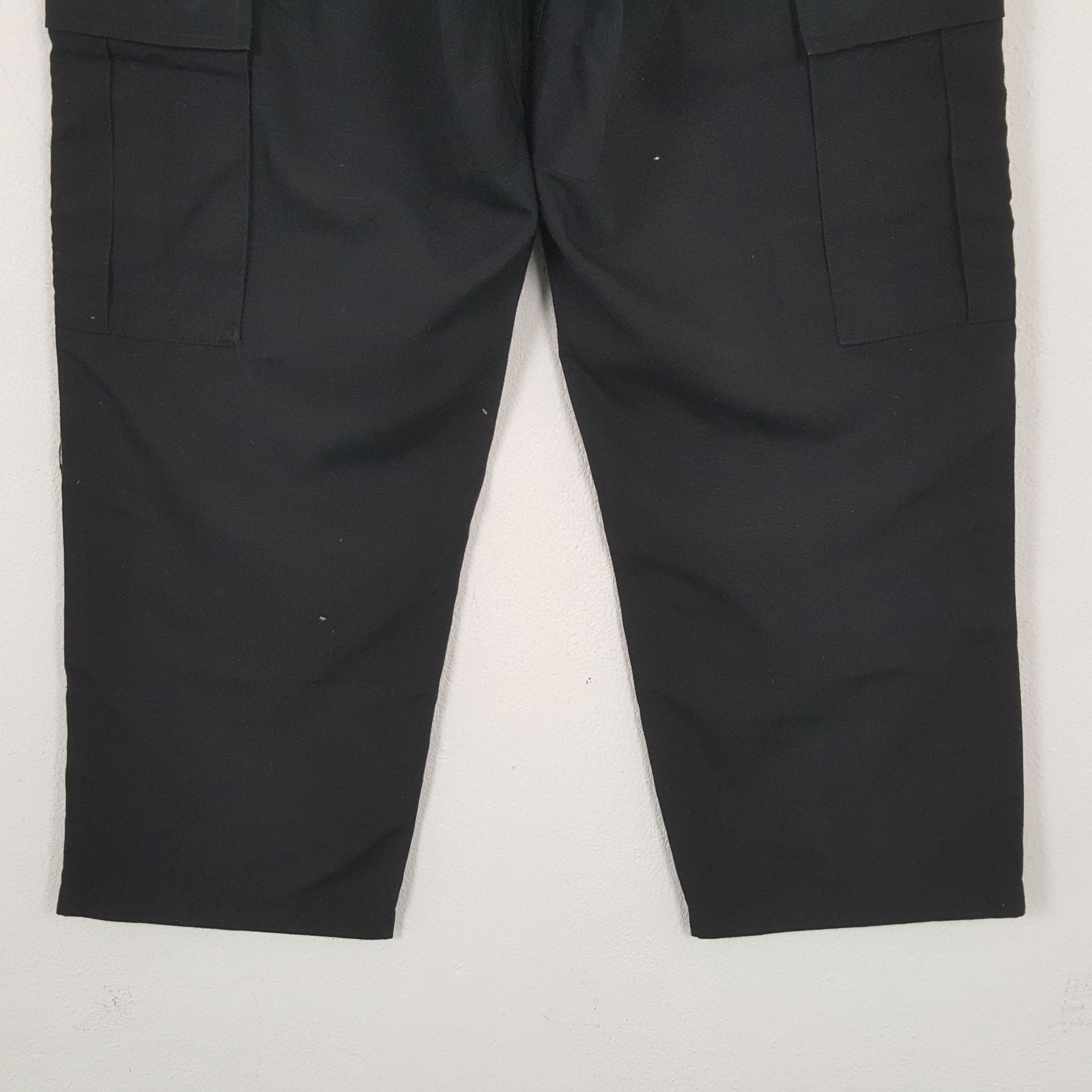 Vintage Black Cargo Style Streetwear Pants RR9 Size US 30 / EU 46 - 6 Thumbnail