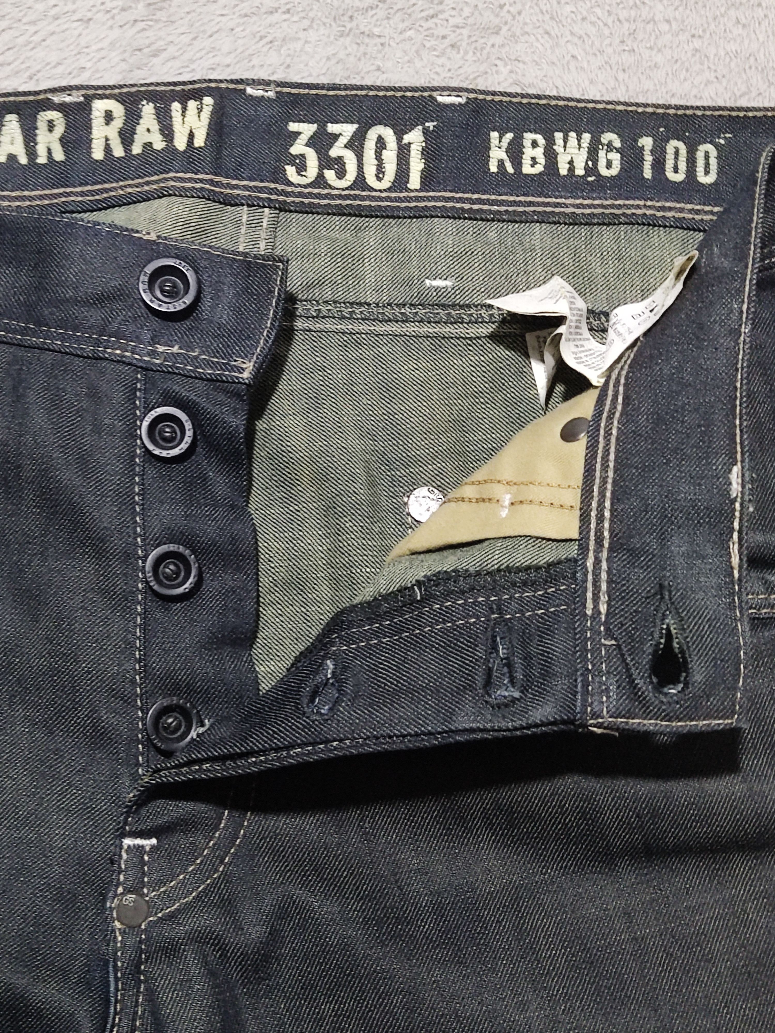 G-Star G-Star Dark Indigo Denim Reinforced Knee Panel Biker Style Size US 34 / EU 50 - 8 Thumbnail