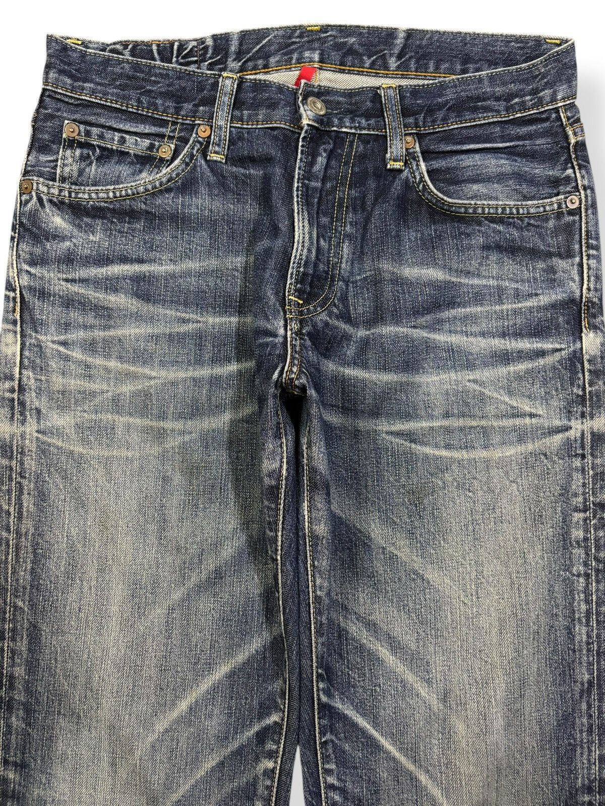 Undercover × Uniqlo Vintage Uniqlo S002 Regular Straight Distressed Grunge Jeans Size US 30 / EU 46 - 3 Thumbnail