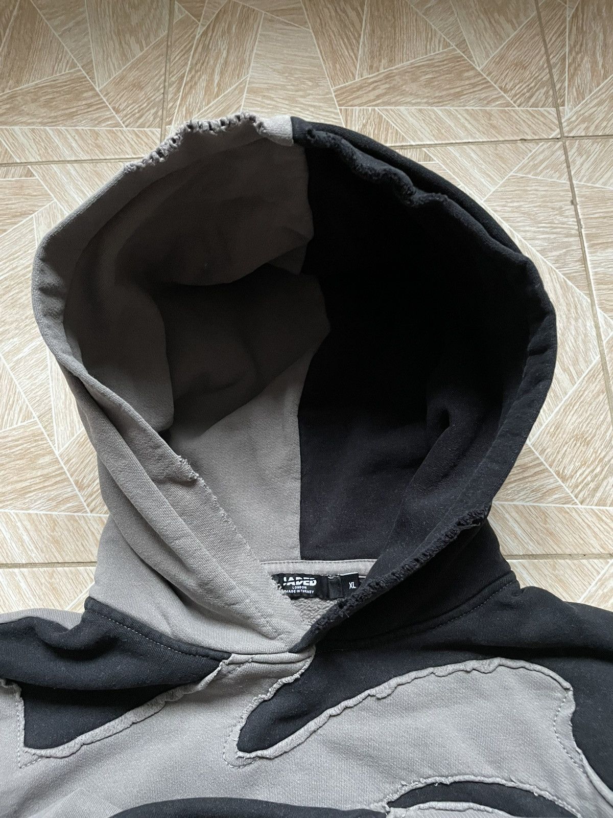Designer × Jaded London Avant Garde Distressed Jaded London Applique Face Hoodie Size US XL / EU 56 / 4 - 7 Thumbnail