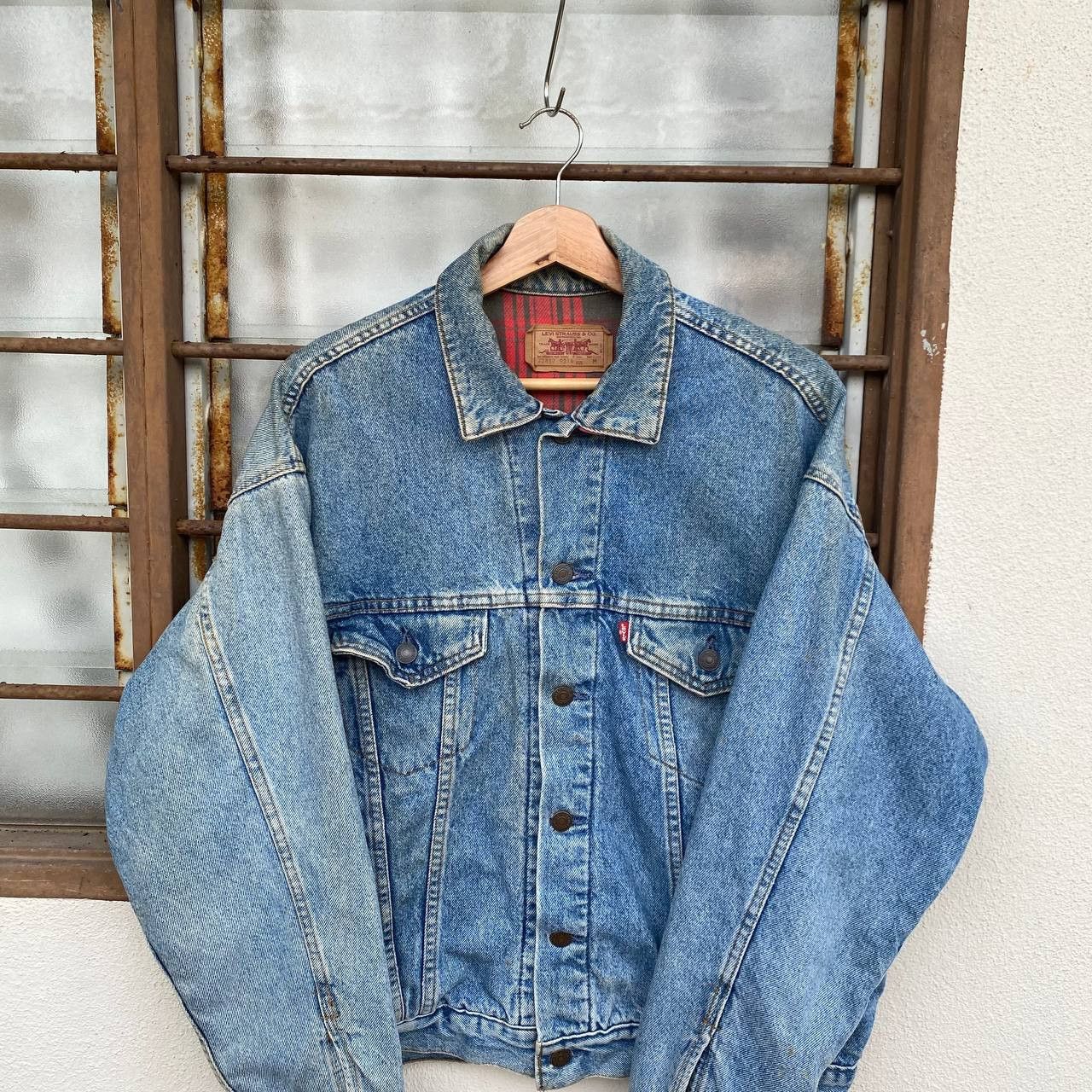 Levi's Vintage Clothing Vintage 90s Levi’s Blanket Lined Denim Trucker Jacket USA Size US M / EU 48-50 / 2 - 2 Thumbnail