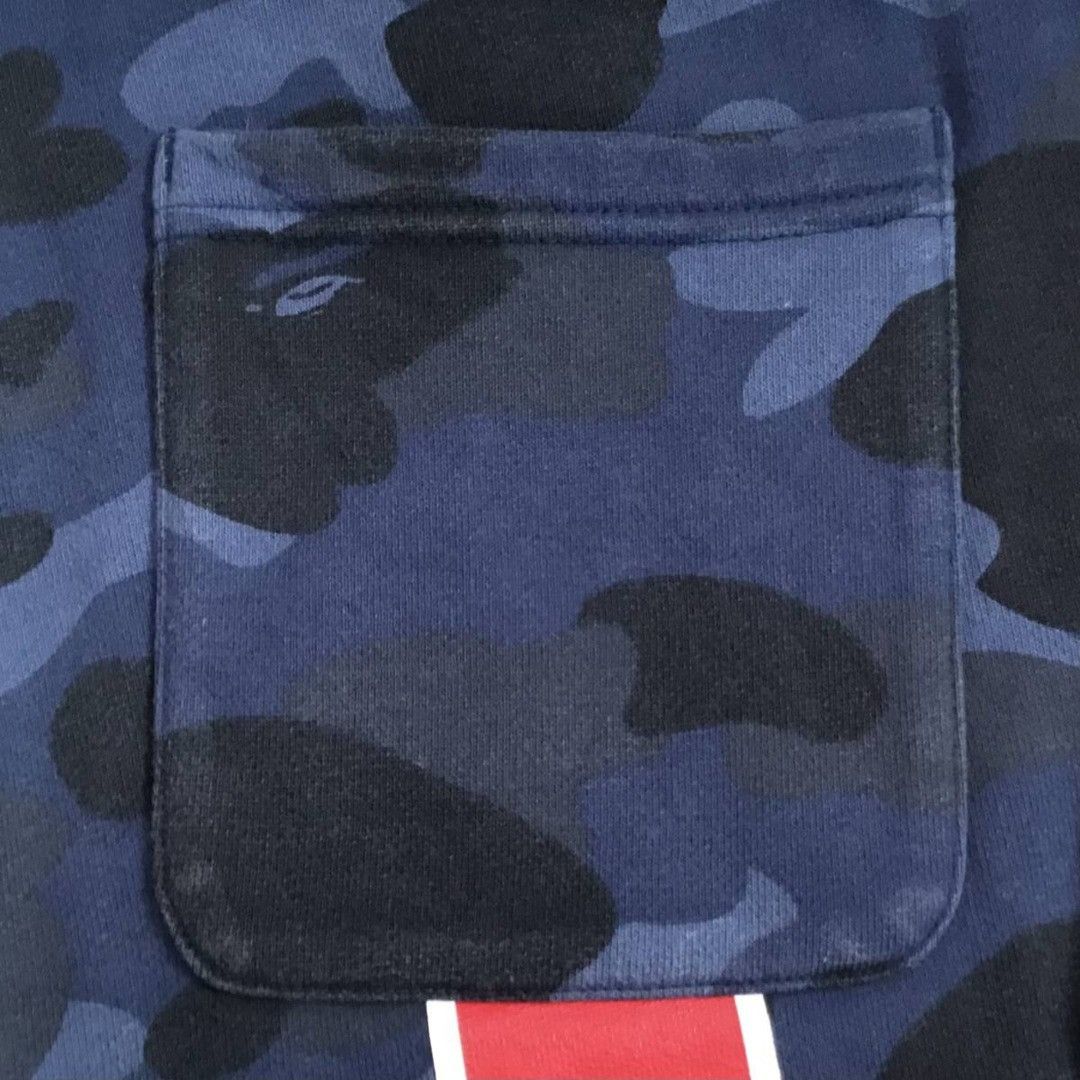 Bape BAPE × PSG Blue camo sweat shorts a bathing ape ★size M Size US 32 / EU 48 - 8 Thumbnail