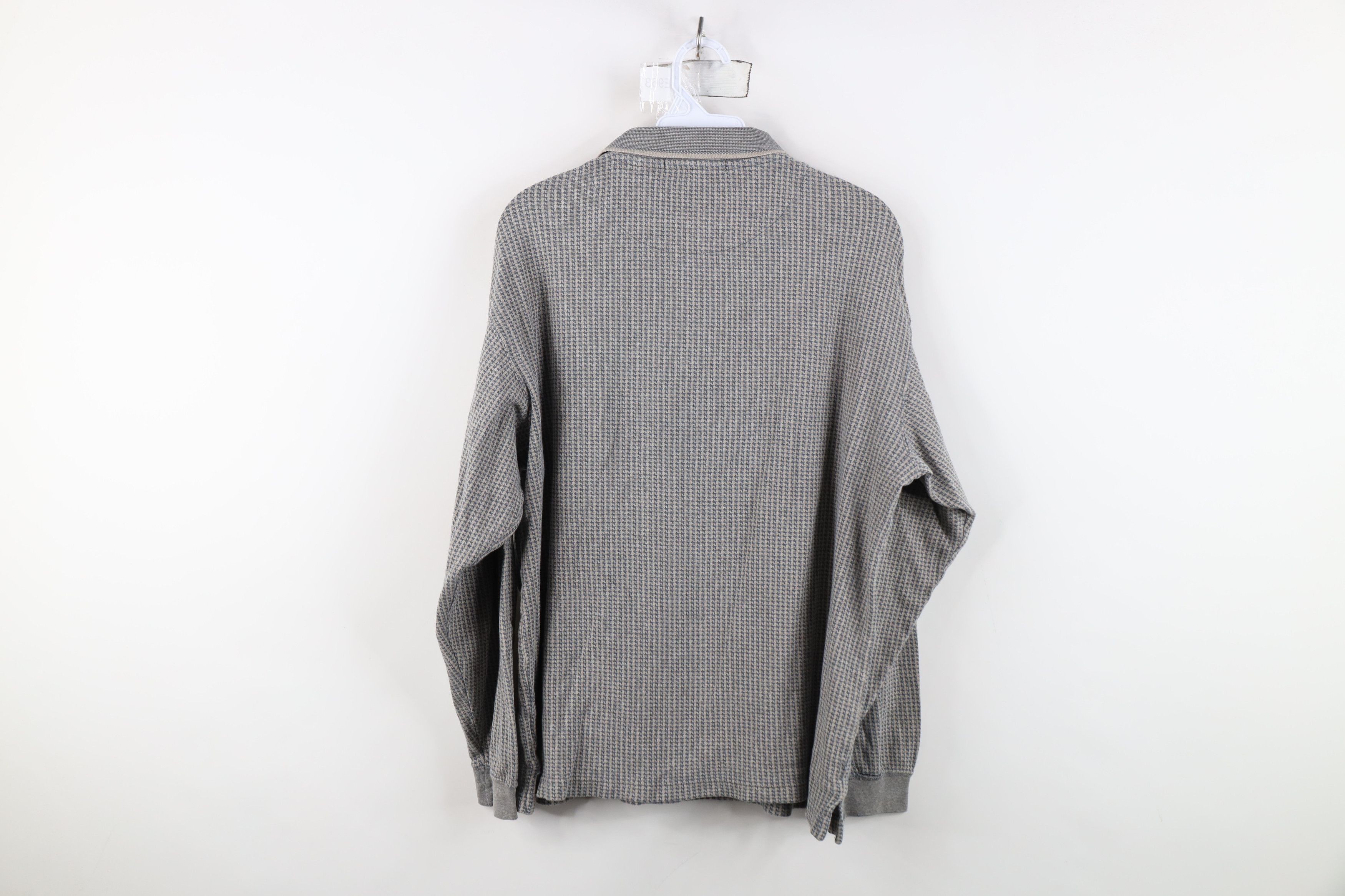 Vintage Vintage 90s Streetwear Knit Long Sleeve Rugby Polo Shirt Size US M / EU 48-50 / 2 - 12 Thumbnail