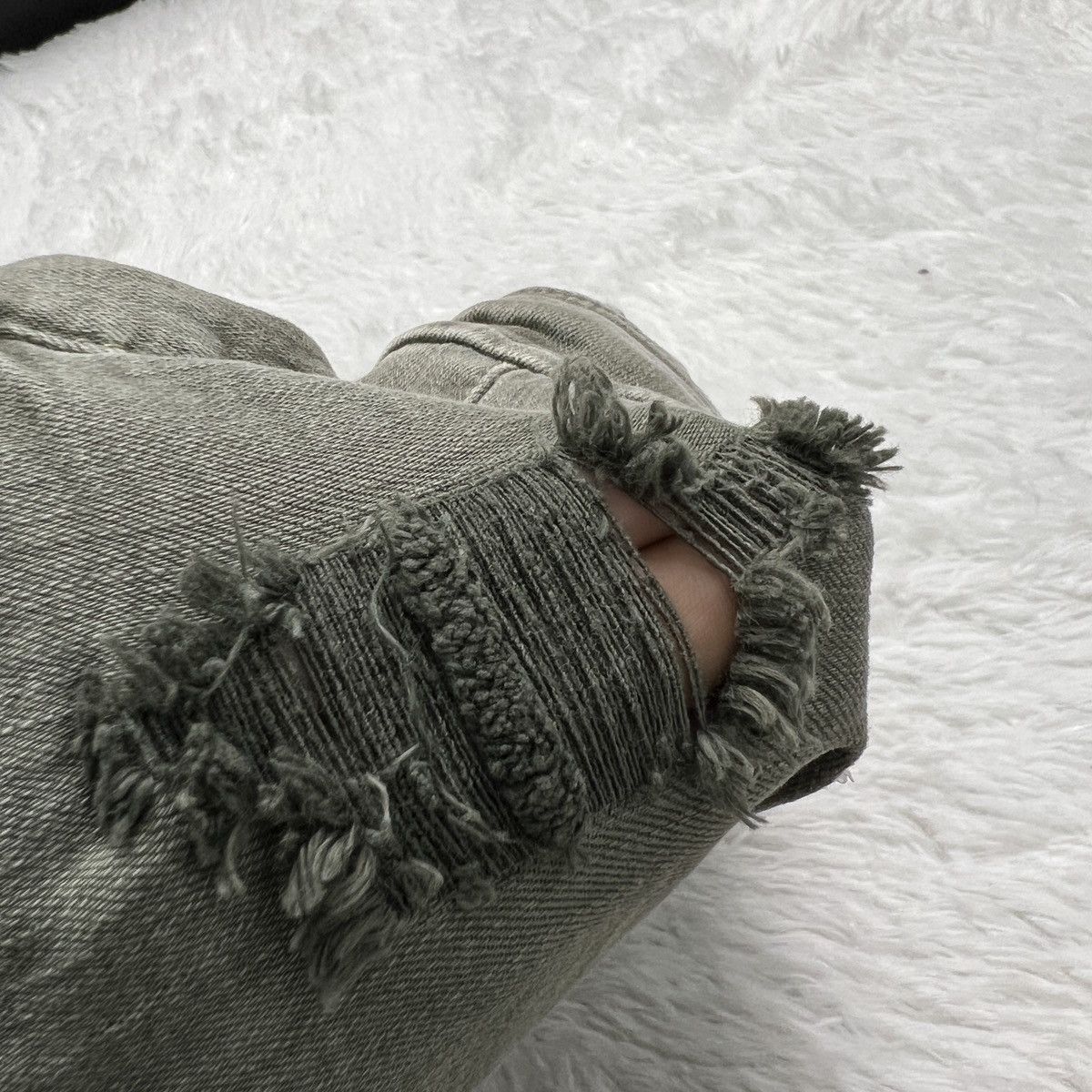 Japanese Brand Machine Nouvelle Mode Distressed Cargo Pants Size US 31 - 8 Thumbnail