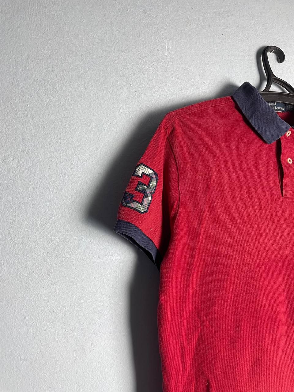 Polo Ralph Lauren × Vintage Polo Ralph Lauren Big Pony Mercer 3 Polo Team T-shirt Size US L / EU 52-54 / 3 - 4 Thumbnail