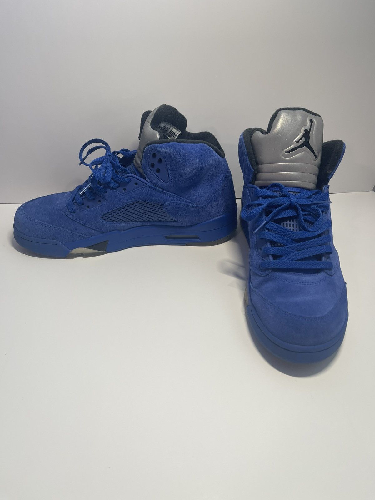 Nike Air Jordan 5 Retro Game Royal/Black 136027 401 Size 12 Men Size US 12 / EU 45 - 5 Thumbnail