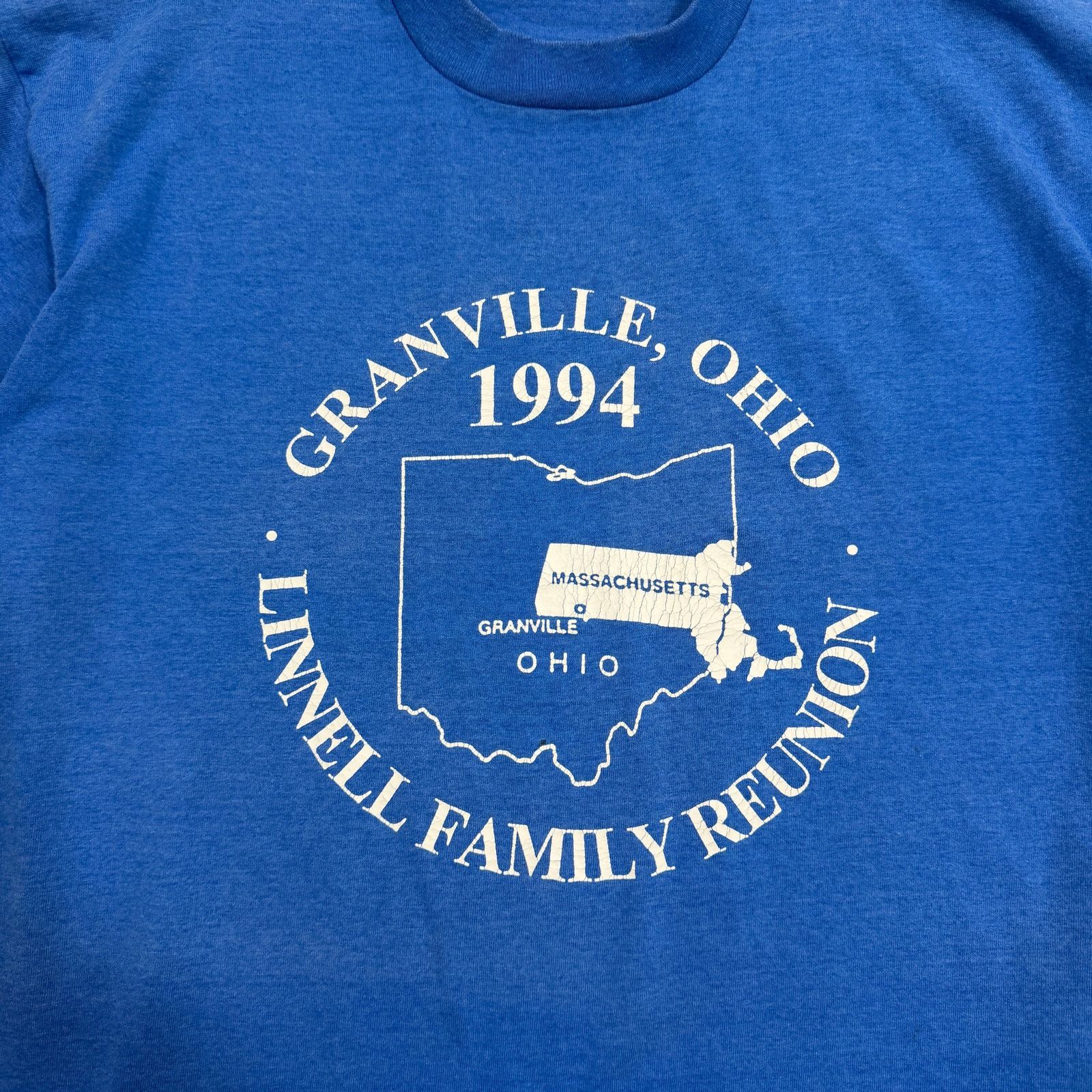 Vintage Vintage 1994 Granville Ohio Shirt Large Blue 90s USA Made Size US L / EU 52-54 / 3 - 3 Thumbnail