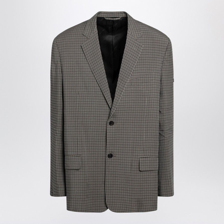 Balenciaga o1d2blof0226 Blazer Jacket in khaki/Brown Size US M / EU 48-50 / 2 - 1 Thumbnail