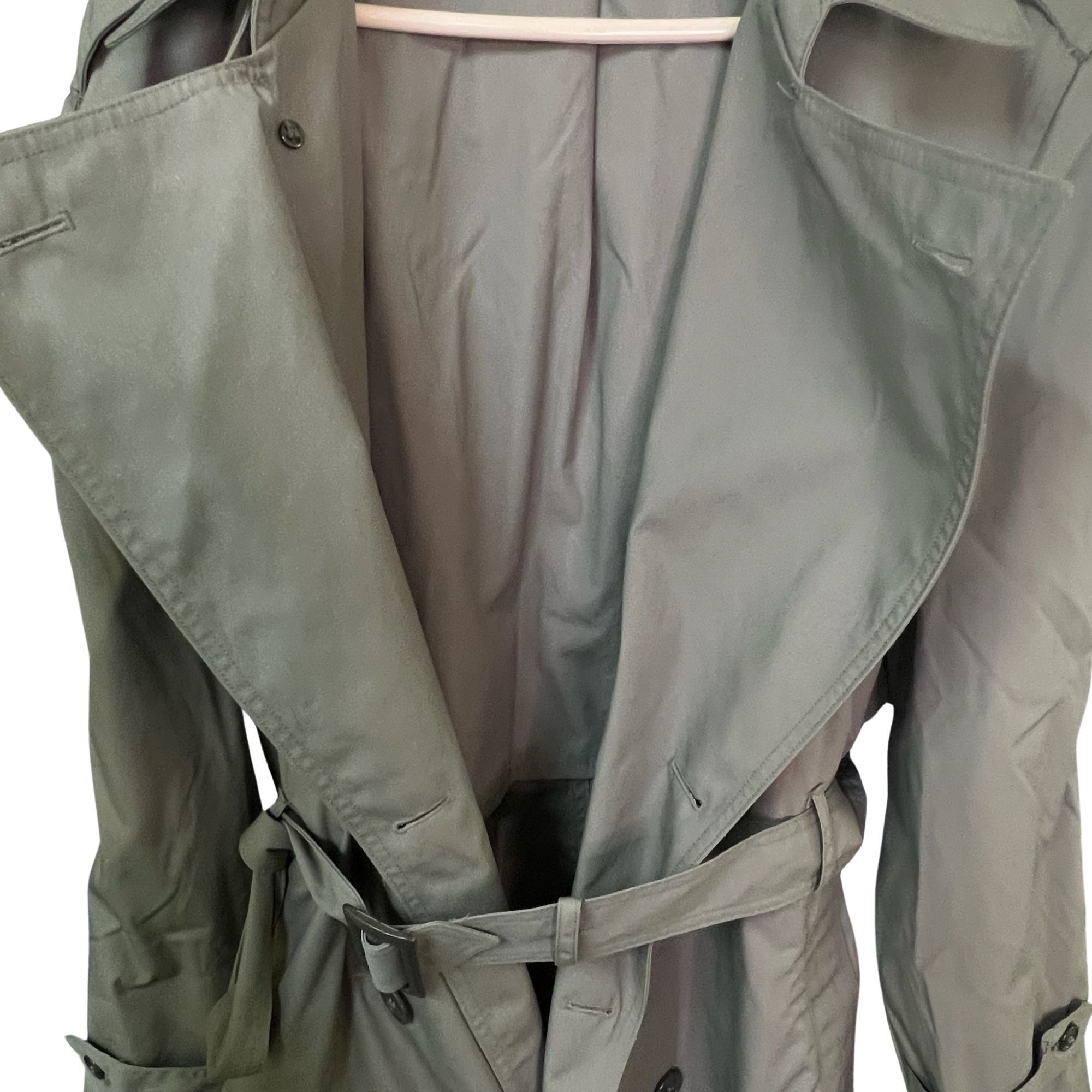 Other DSCP Khaki Double-Breasted Trench Coat With Belted Waist & E Size M / US 6-8 / IT 42-44 - 6 Thumbnail