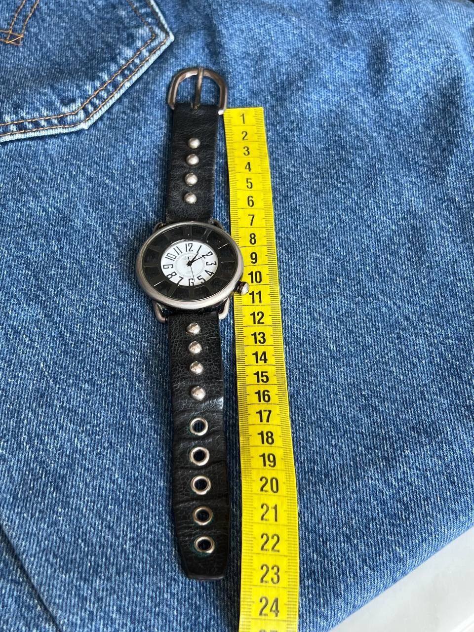 Japanese Brand Vintage Japanese style futuristic Watch Leather Studded Band Size ONE SIZE - 6 Thumbnail