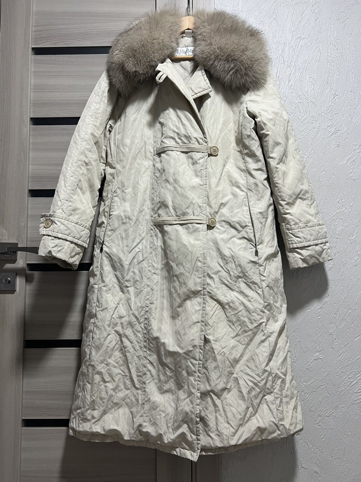 Max Mara Max Mara Vintage Coat 42/500 Very Rare Fox Fur Goose Down Size M / US 6-8 / IT 42-44 - 3 Thumbnail