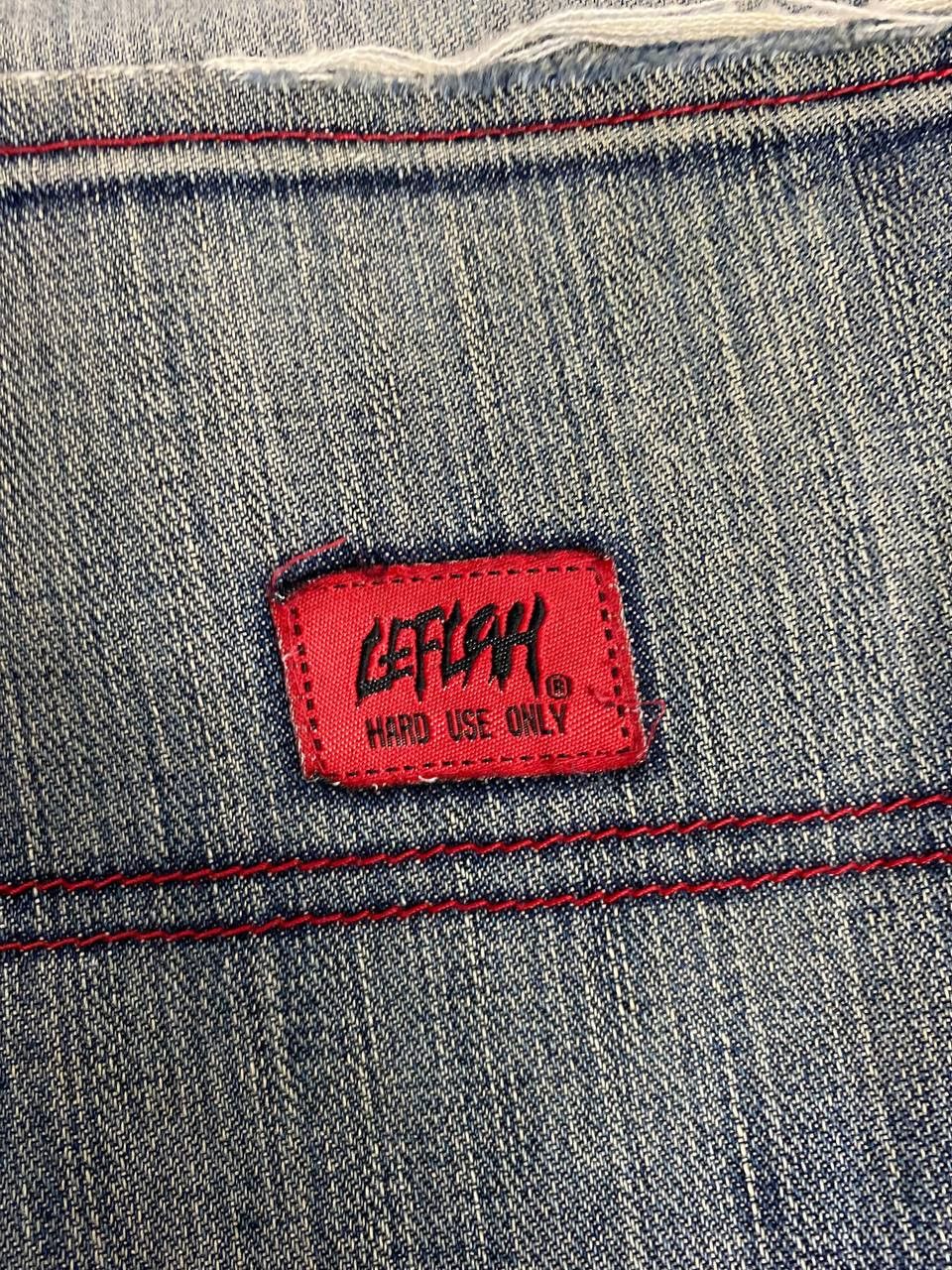 Japanese Brand leflah japanese brand carpenter baggy distressed denim Size US 34 / EU 50 - 4 Thumbnail