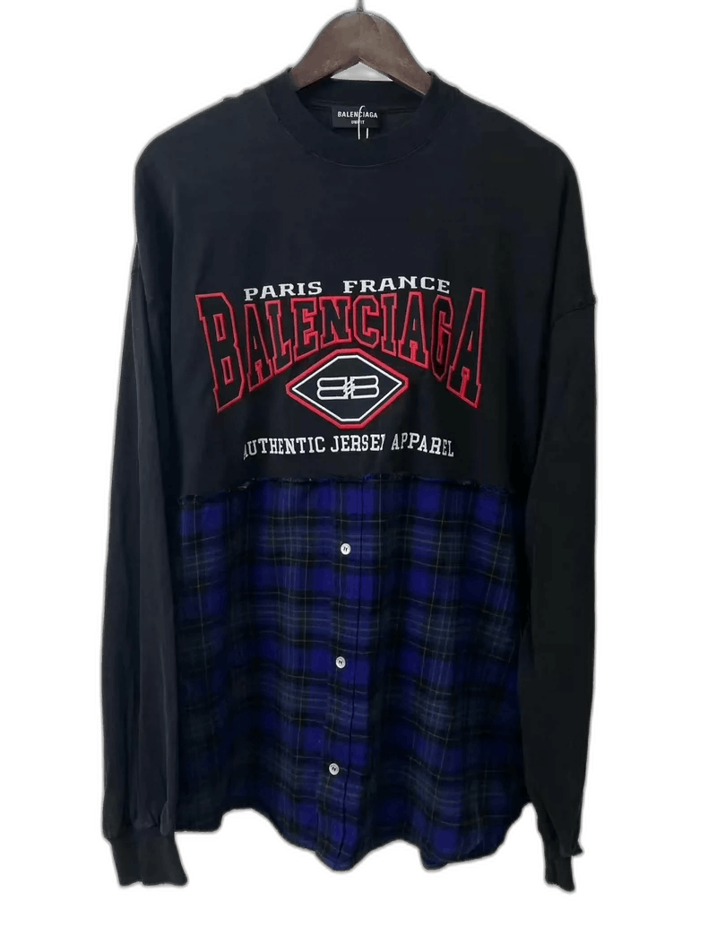 Balenciaga Balenciaga Batman Long Sleeve Shirt Wide Fit Size US S / EU 44-46 / 1 - 1 Thumbnail