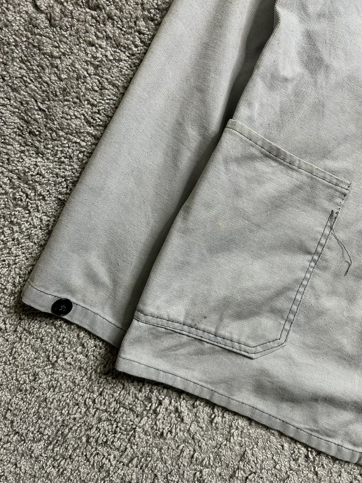 Vintage Vintage 50s/60s French Chore Jacket Grey Workwear True Size US L / EU 52-54 / 3 - 3 Thumbnail