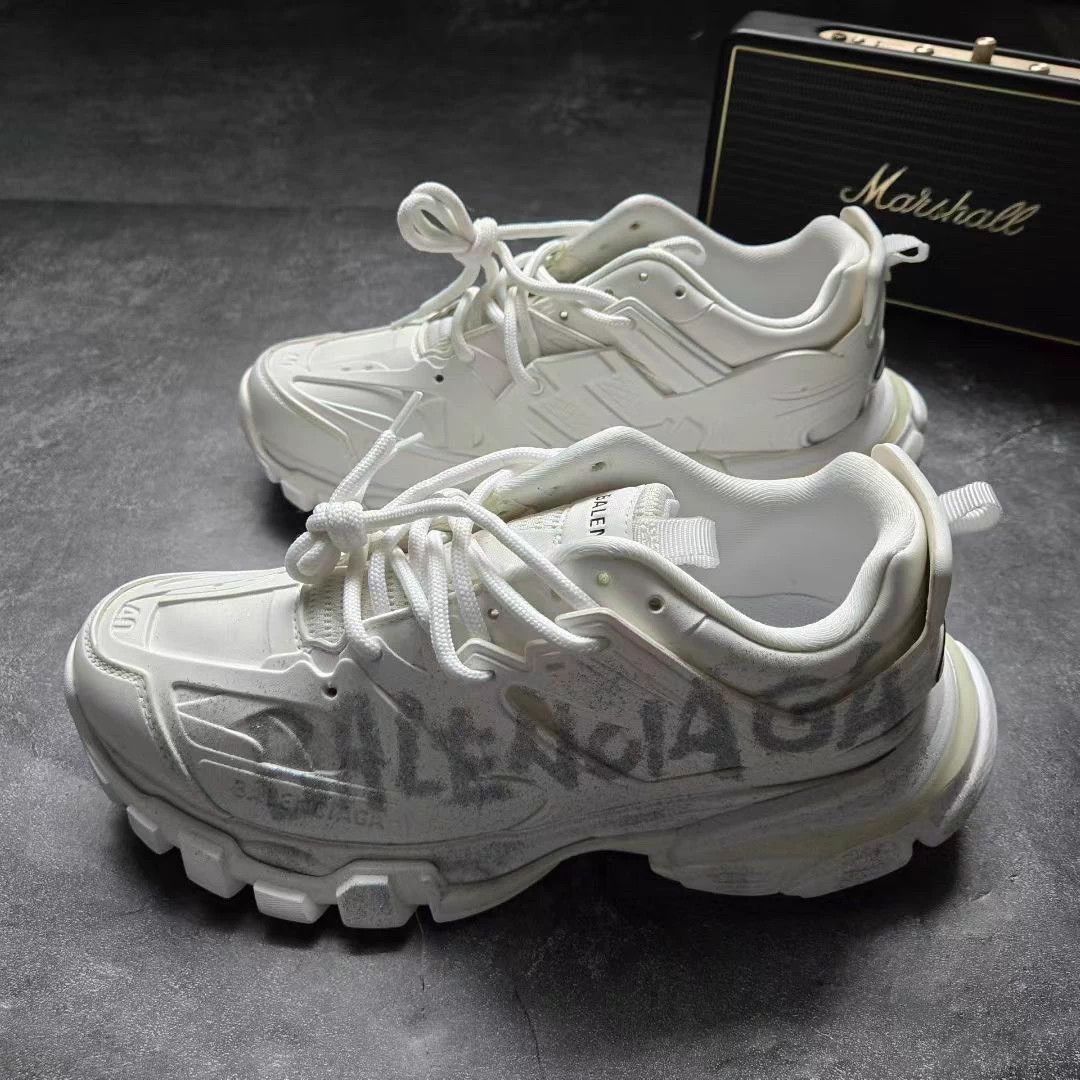 Balenciaga BALENCIAGA TRACK White EU40 New Box Size US 7 / EU 40 - 1 Thumbnail