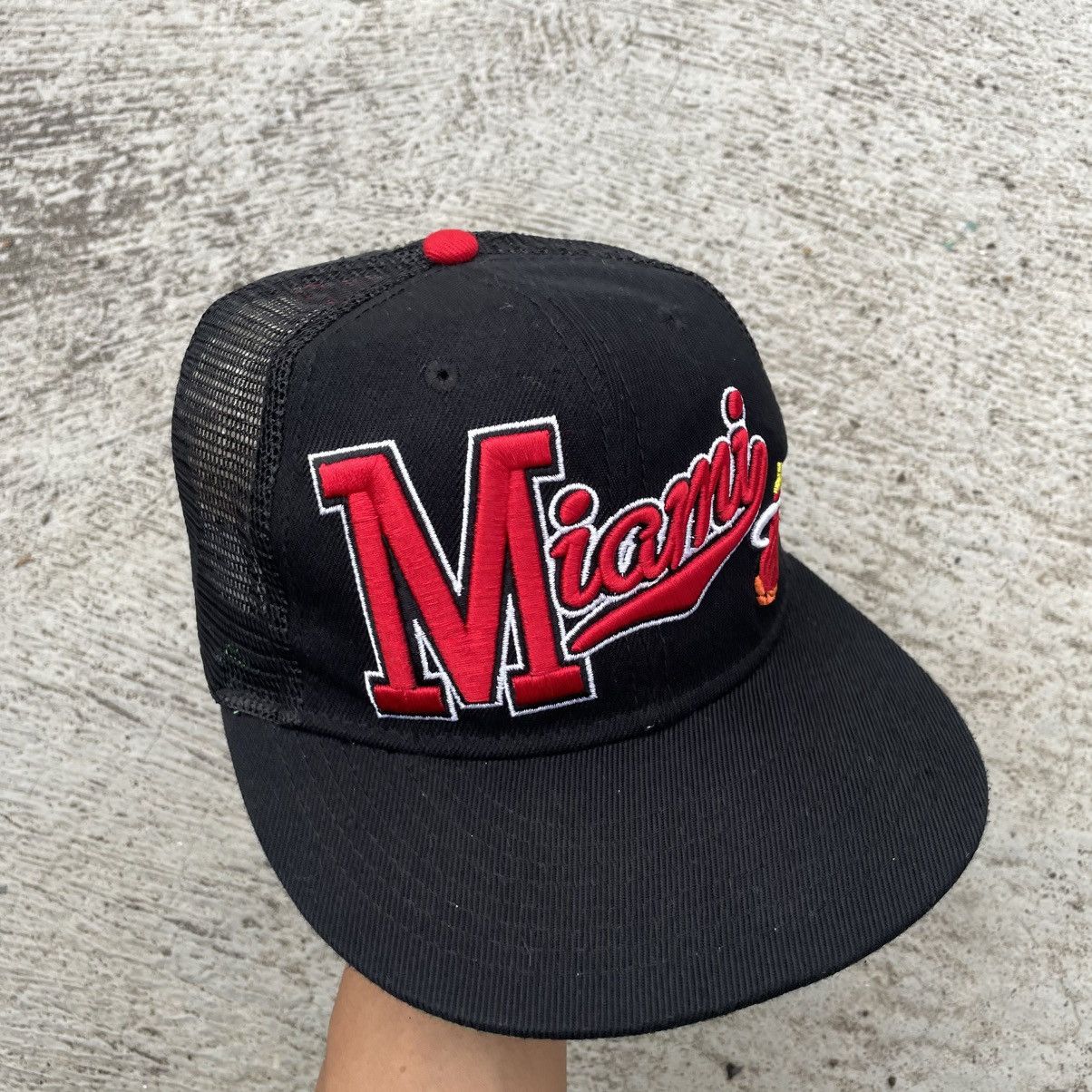 New Era Y2k miami heat trucker hat by new era hwc edition Size ONE SIZE - 6 Thumbnail