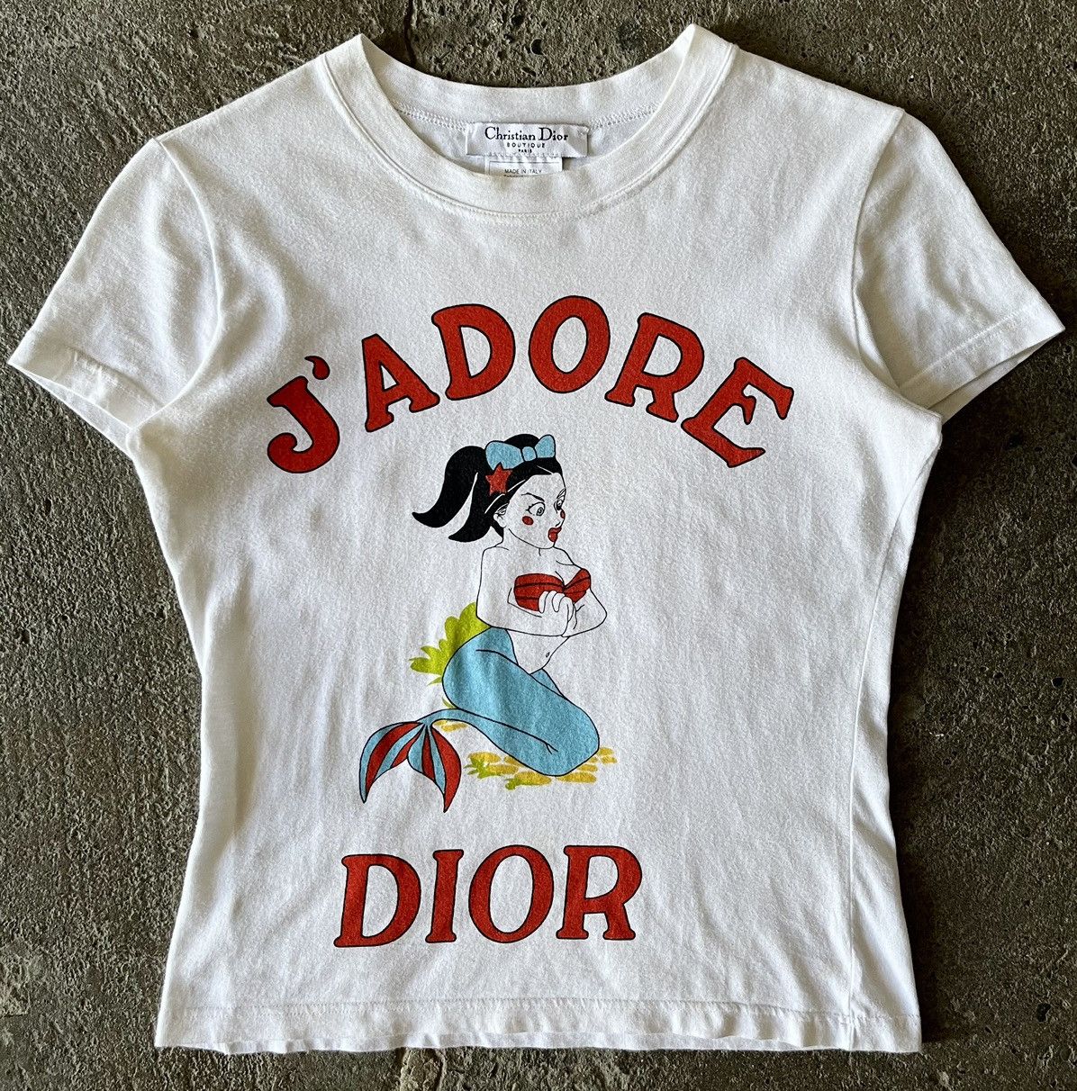 Dior Dior - John Galliano - SS2002 Mermaid - Cruise Holiday Tee Size S / US 4 / IT 40 - 1 Thumbnail