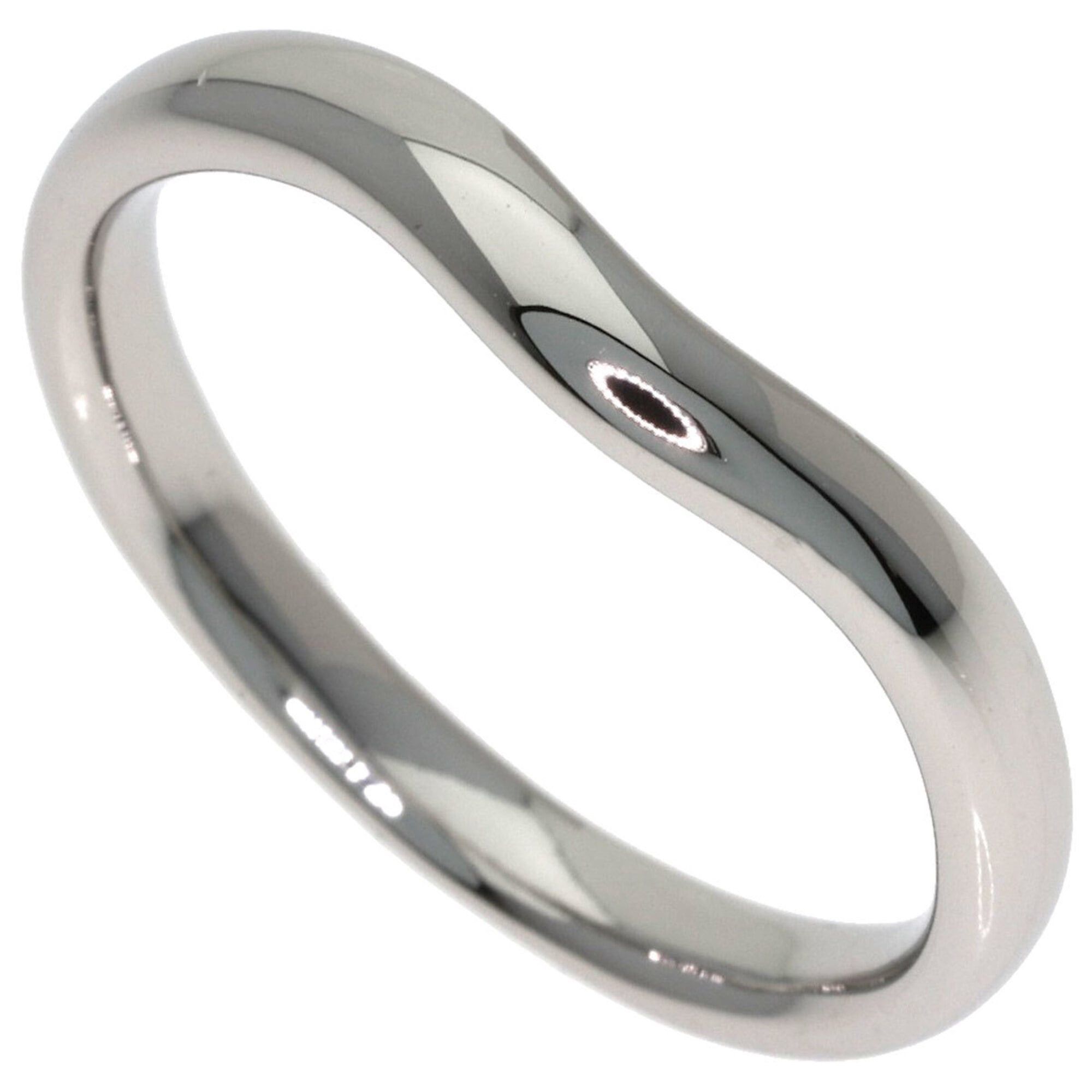 Tiffany & Co. Tiffany & Co. Curved Band Ring, Platinum PT950, Women's Ring. Size ONE SIZE - 1 Thumbnail