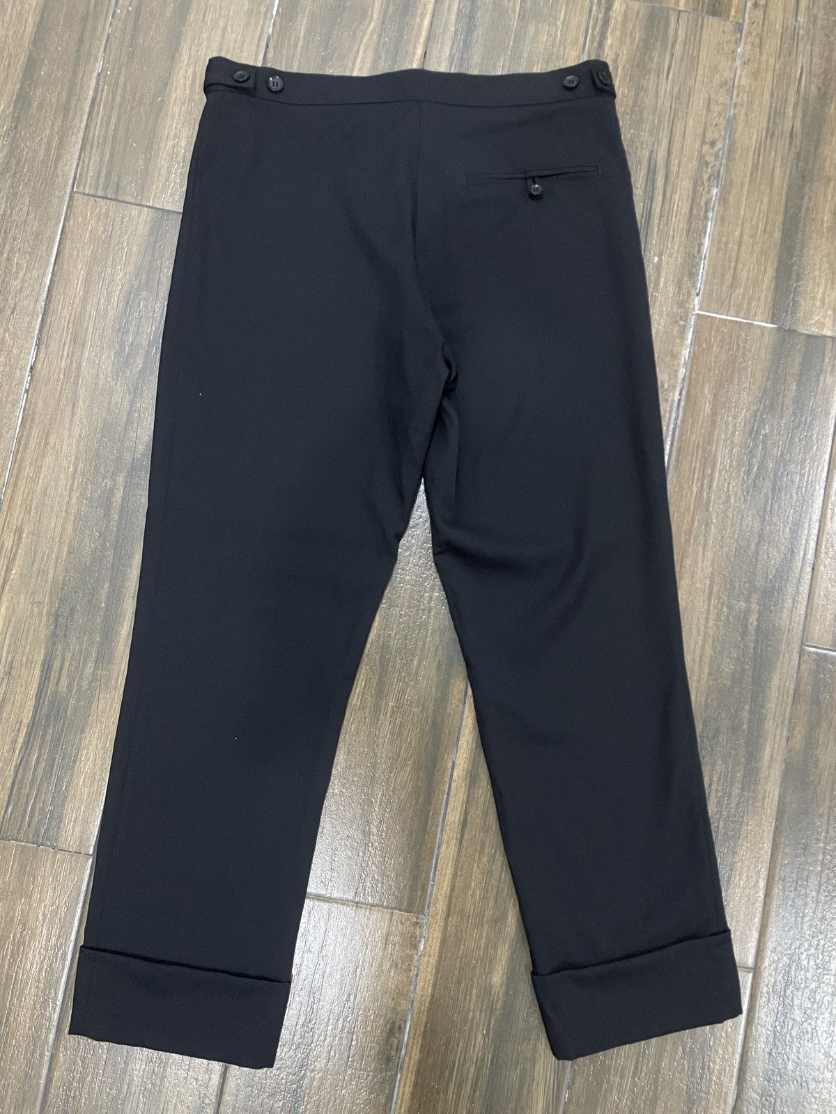 Yohji Yamamoto Yohji Yamamoto Laine Wool Cropped Pants Size US 31 - 2 Thumbnail